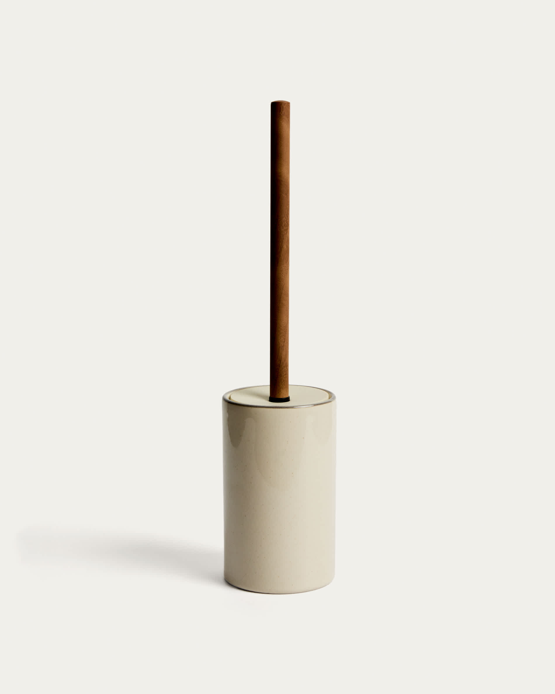 Noris ecru enamelled stoneware toilet brush