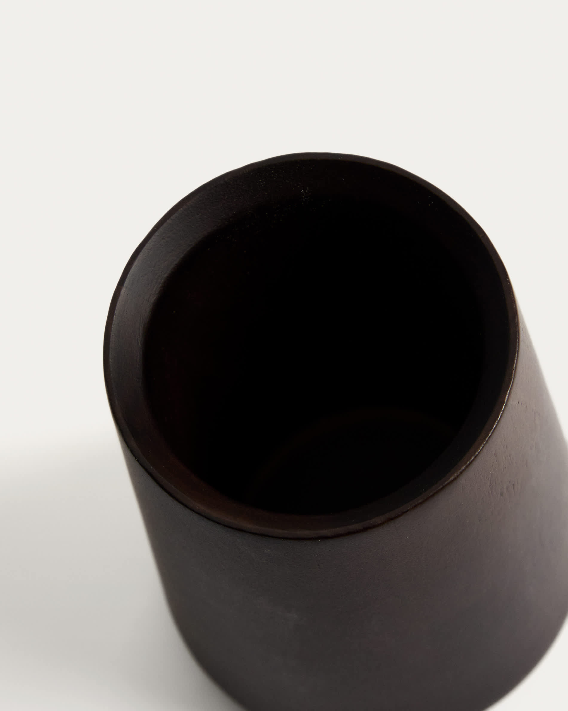 Eide toothbrush holder made of FSC 100% dark hevea wood