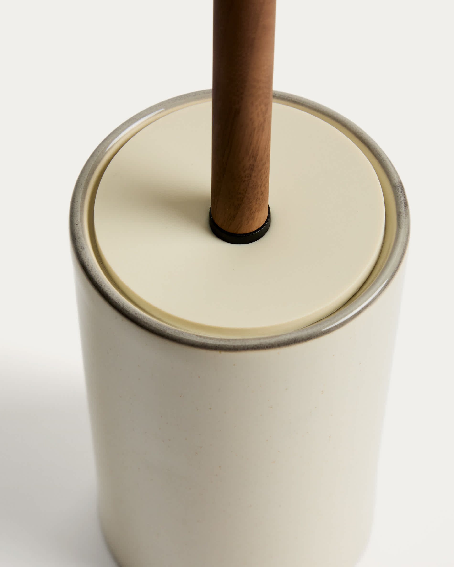 Noris ecru enamelled stoneware toilet brush