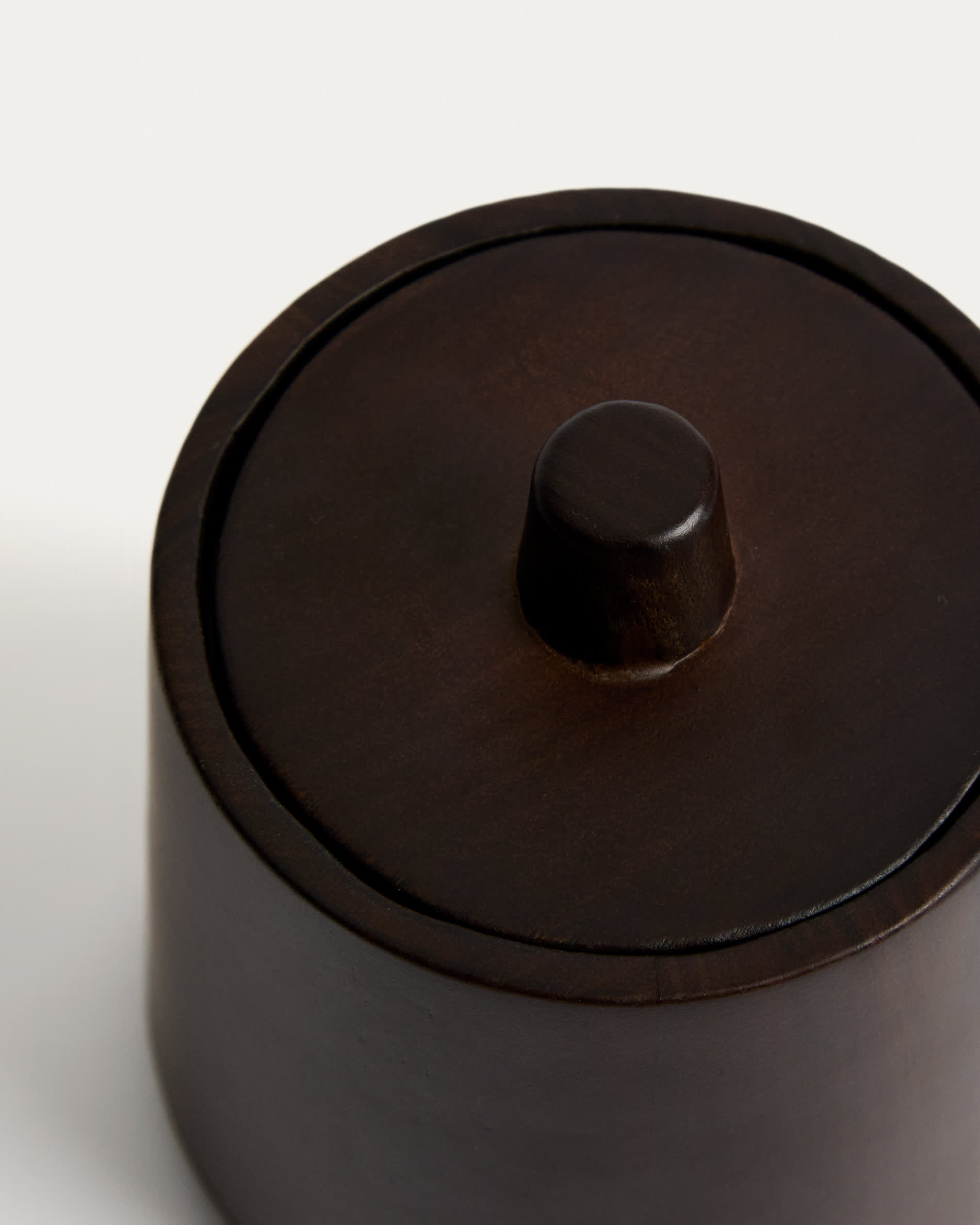 Eide pot made of FSC 100% dark hevea wood