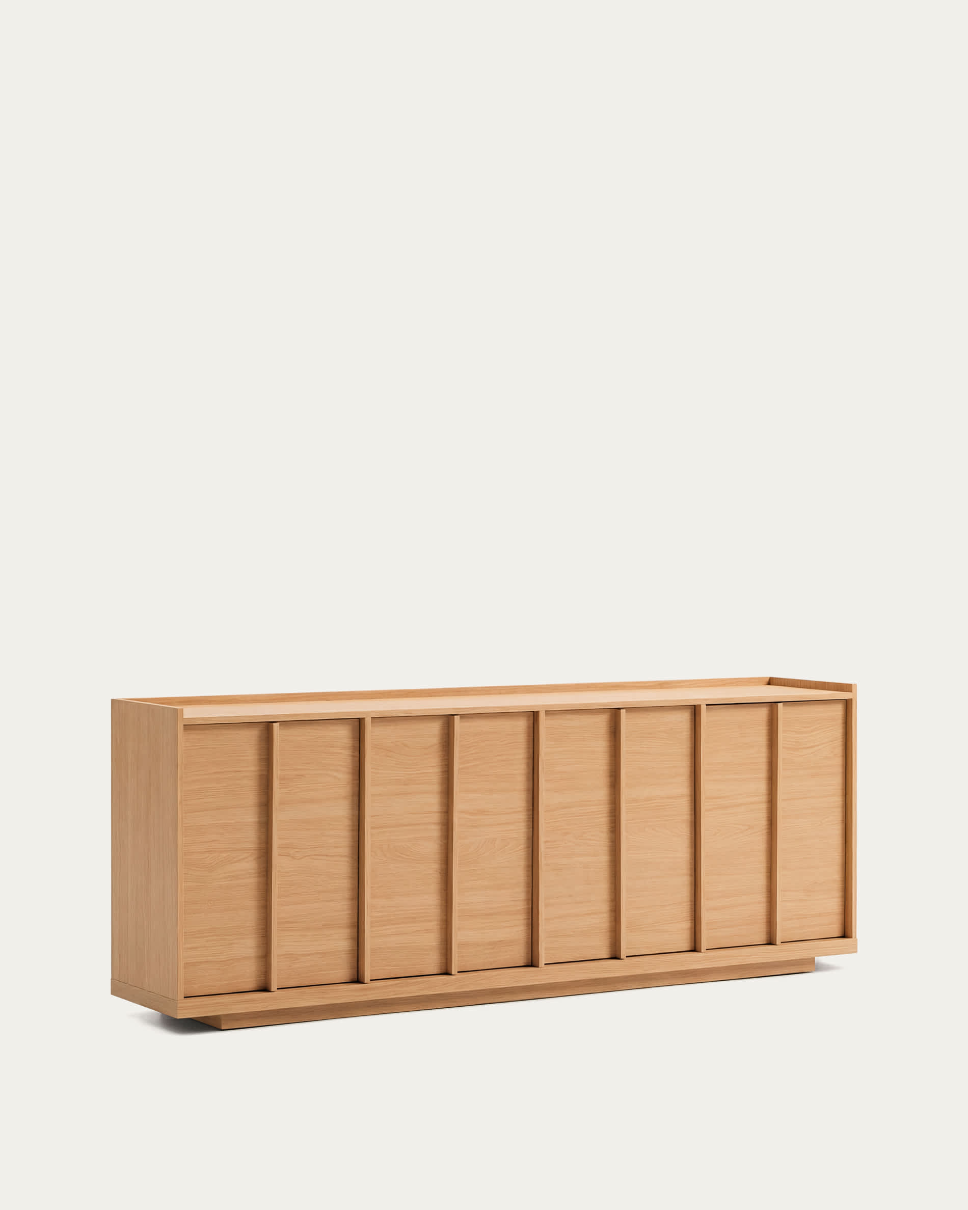 Onix sideboard with an oak veneer in a natural tone finish, 200 x 80 cm FSC Mix Credit