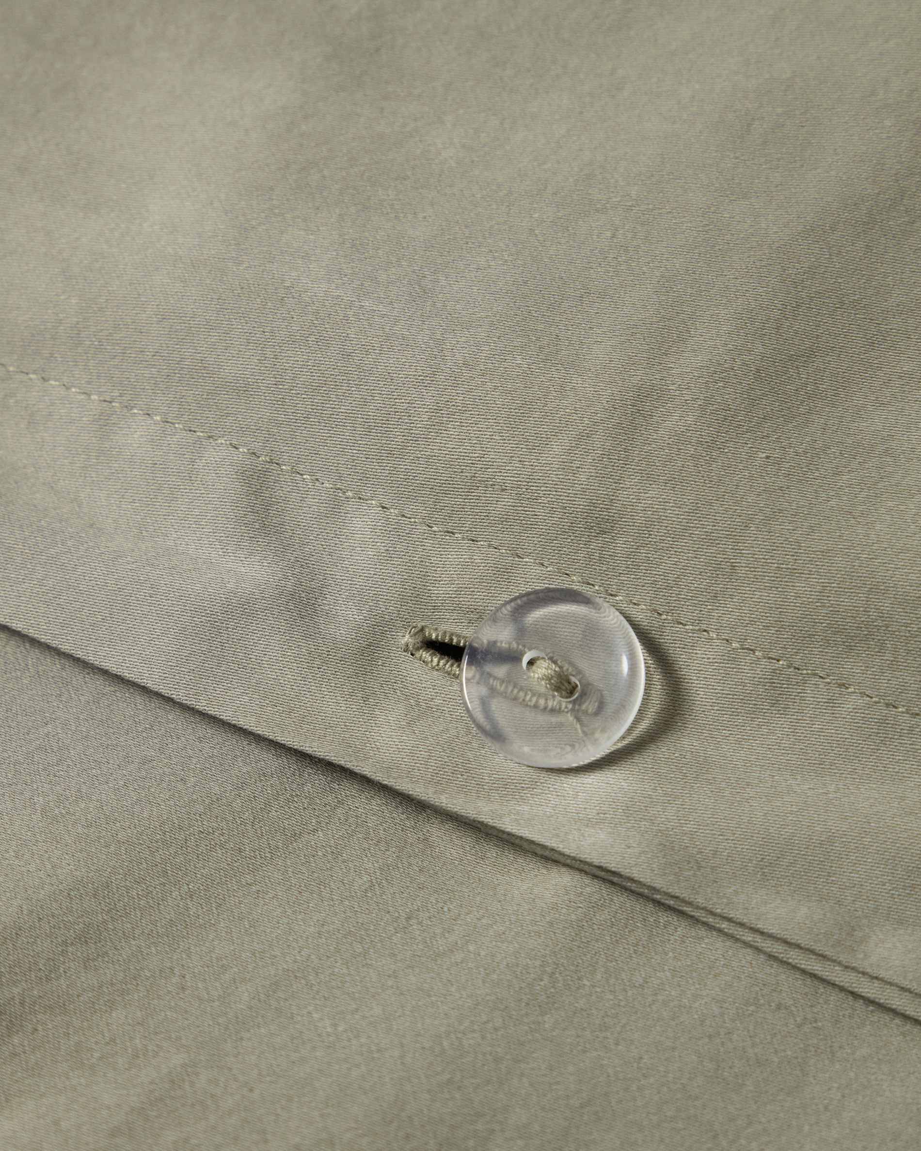 Sirale 100% cotton sateen duvet cover with washed green finish for 150/160cm bed