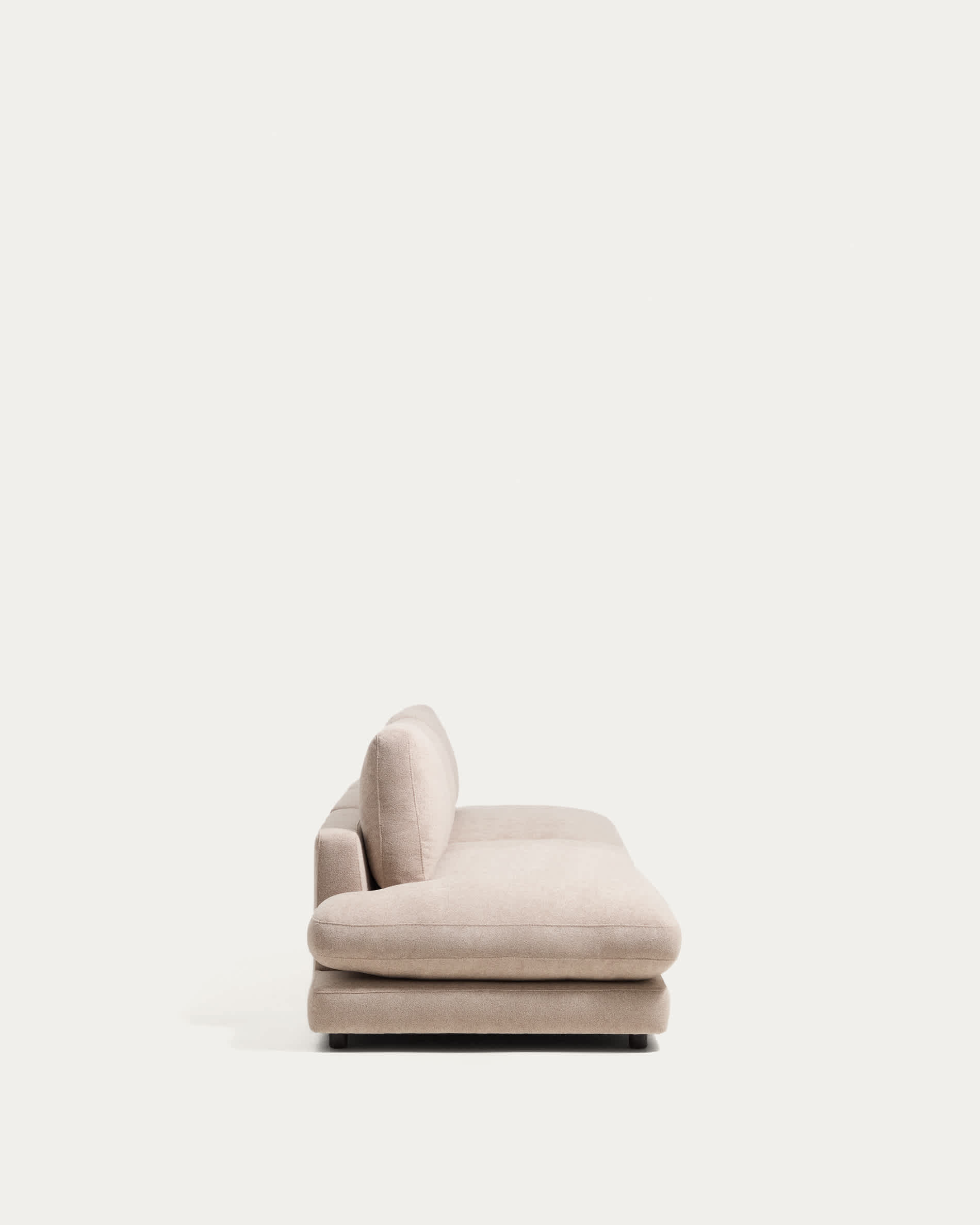 Gala 3-seater modular sofa in beige chenille, FSC Mix Credit, 240 cm