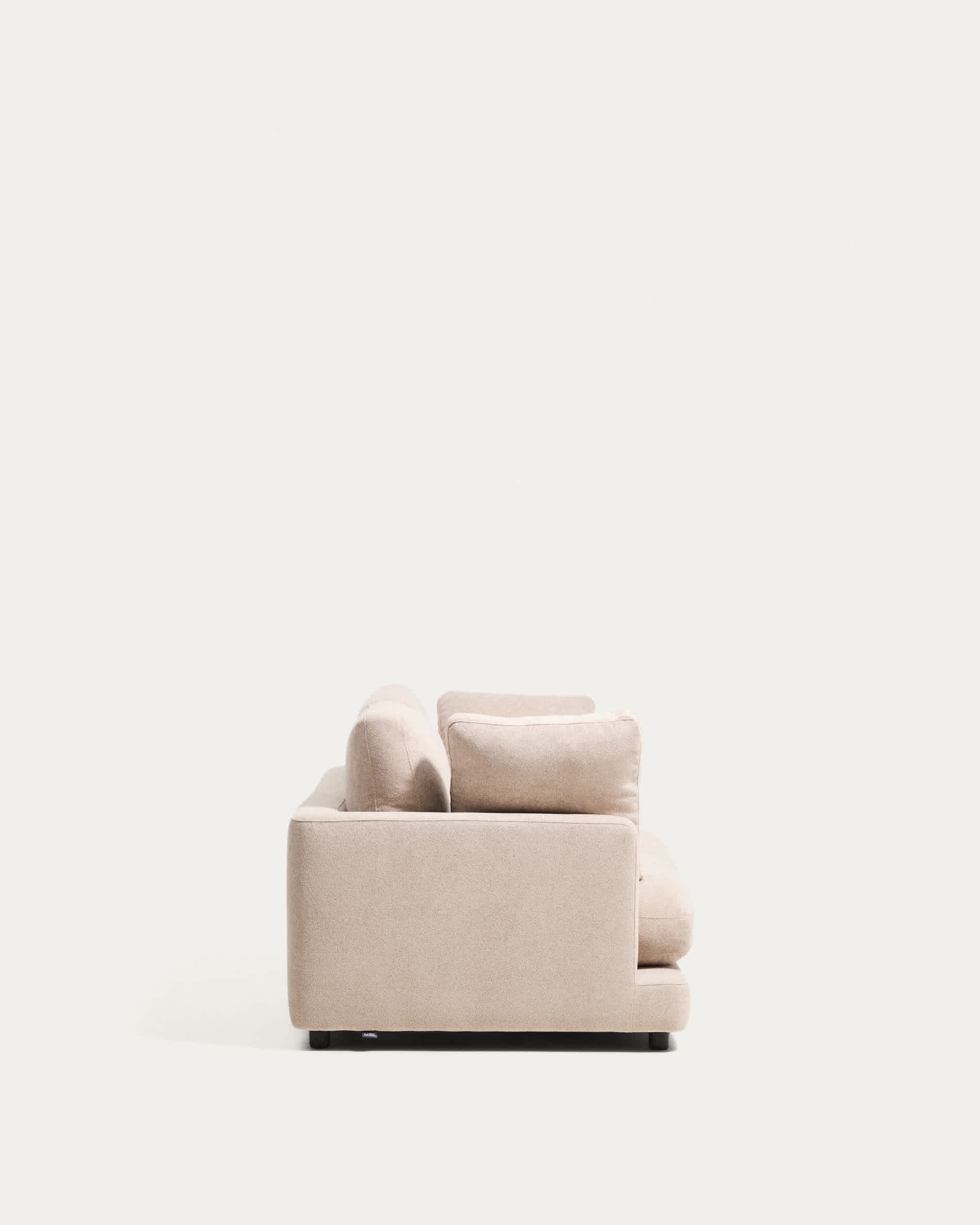 Gala 3-seater sofa in beige micro bouclé FSC Mix Credit 210cm