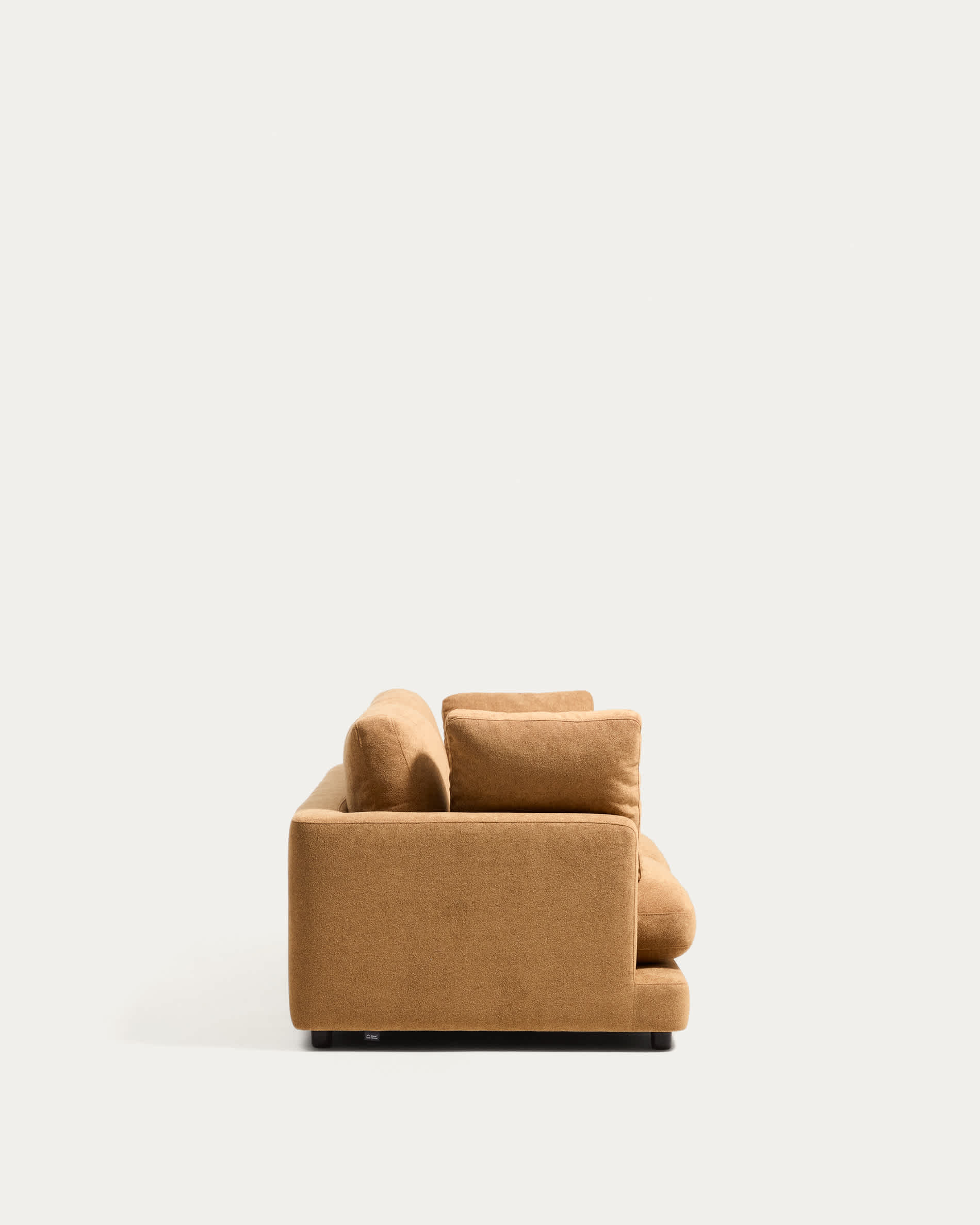 Gala 3-seater sofa in mustard micro bouclé FSC Mix Credit 210cm