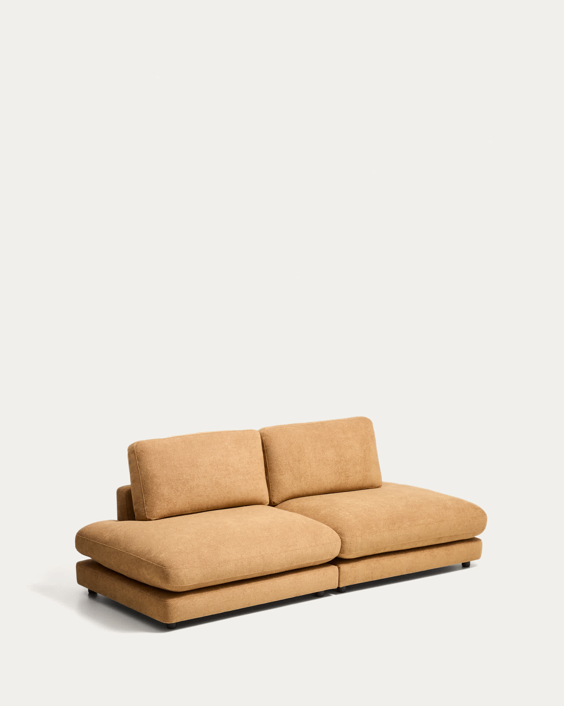 Gala 3-seater modular sofa in mustard micro bouclé FSC Mix Credit 240cm
