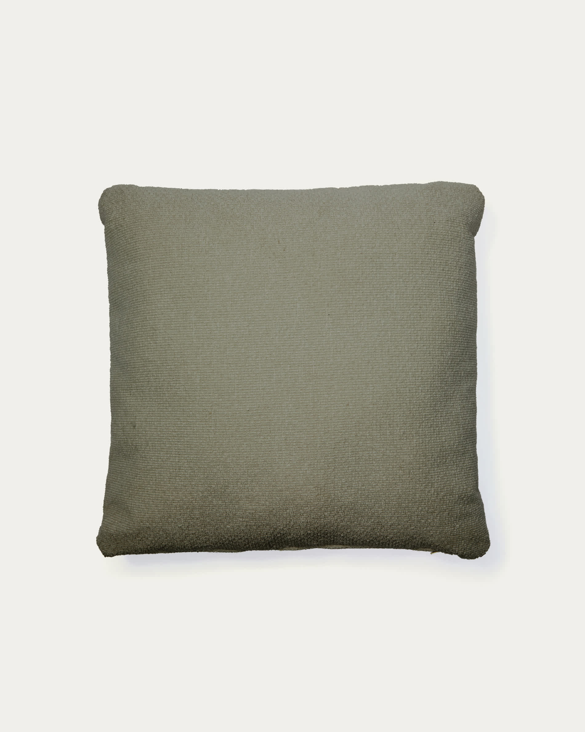 Martina green chenille cushion 52 x 52 cm