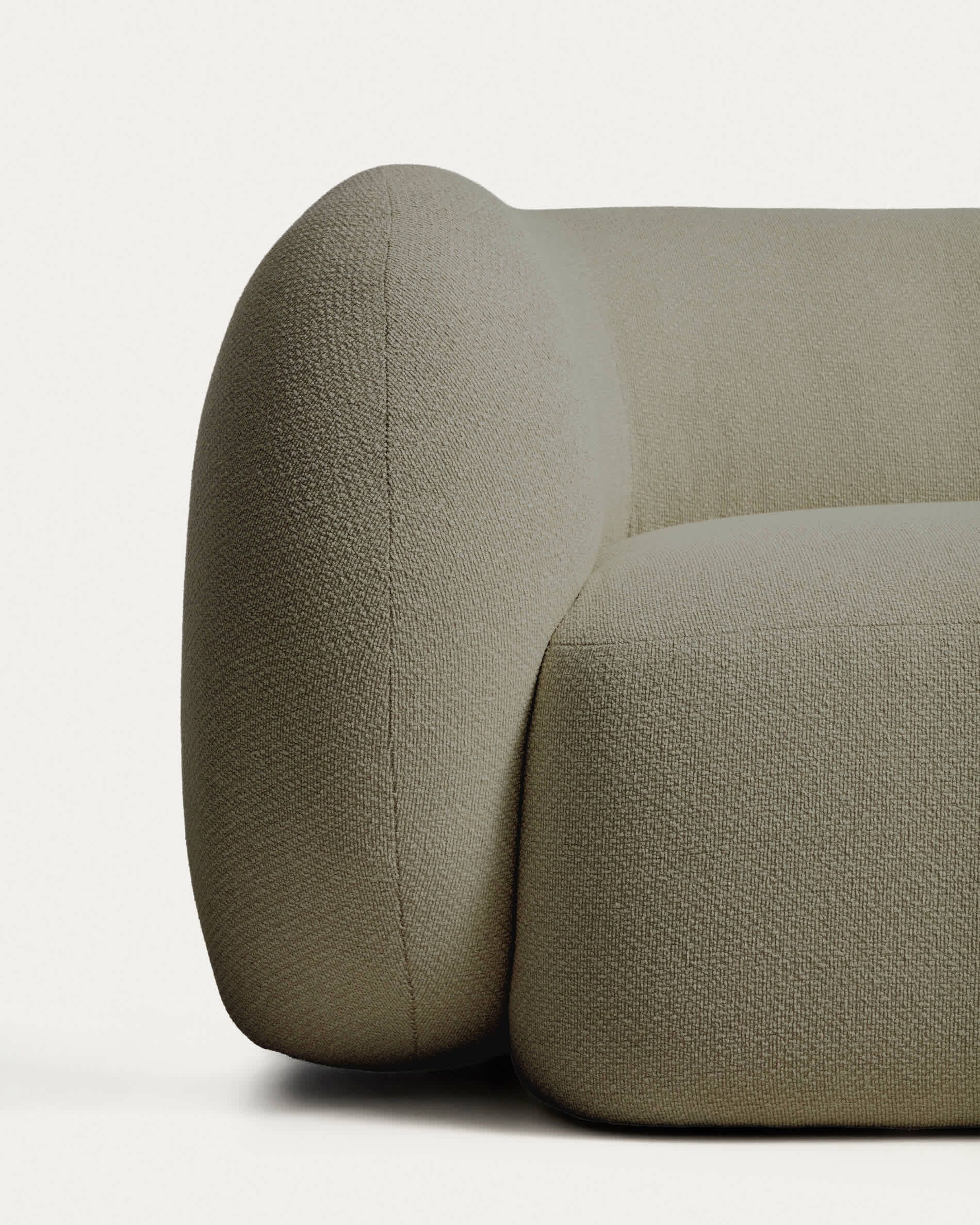 Martina green chenille 3-seater sofa 246cm FSC Mix Credit