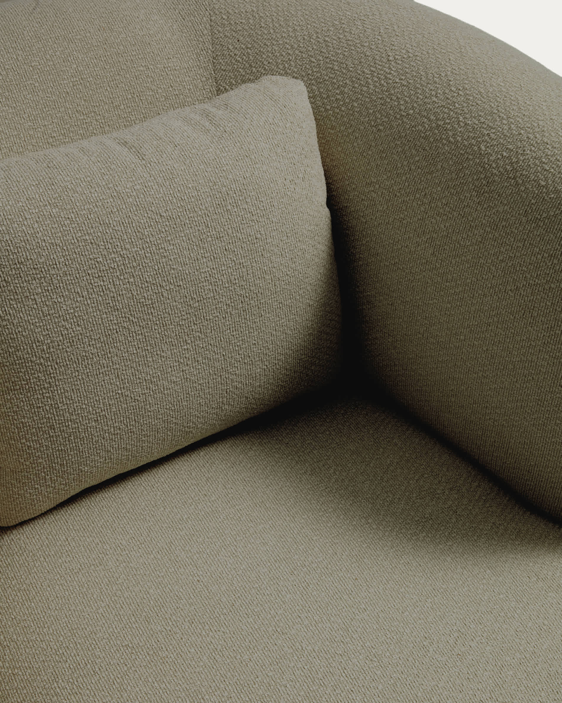 Martina green chenille swivel armchair with cushion FSC Mix Credit