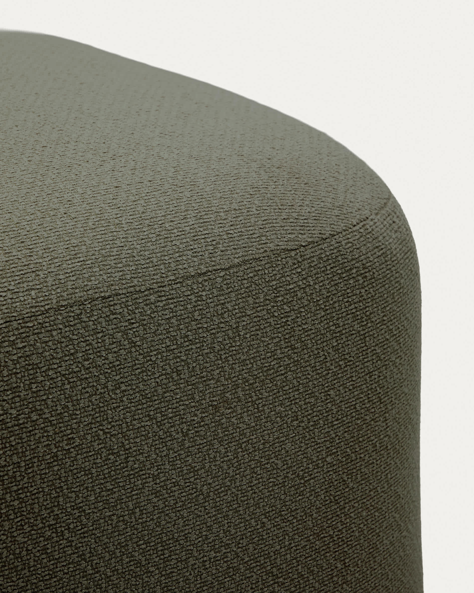 Martina green chenille footrest 123 x 85 cm
