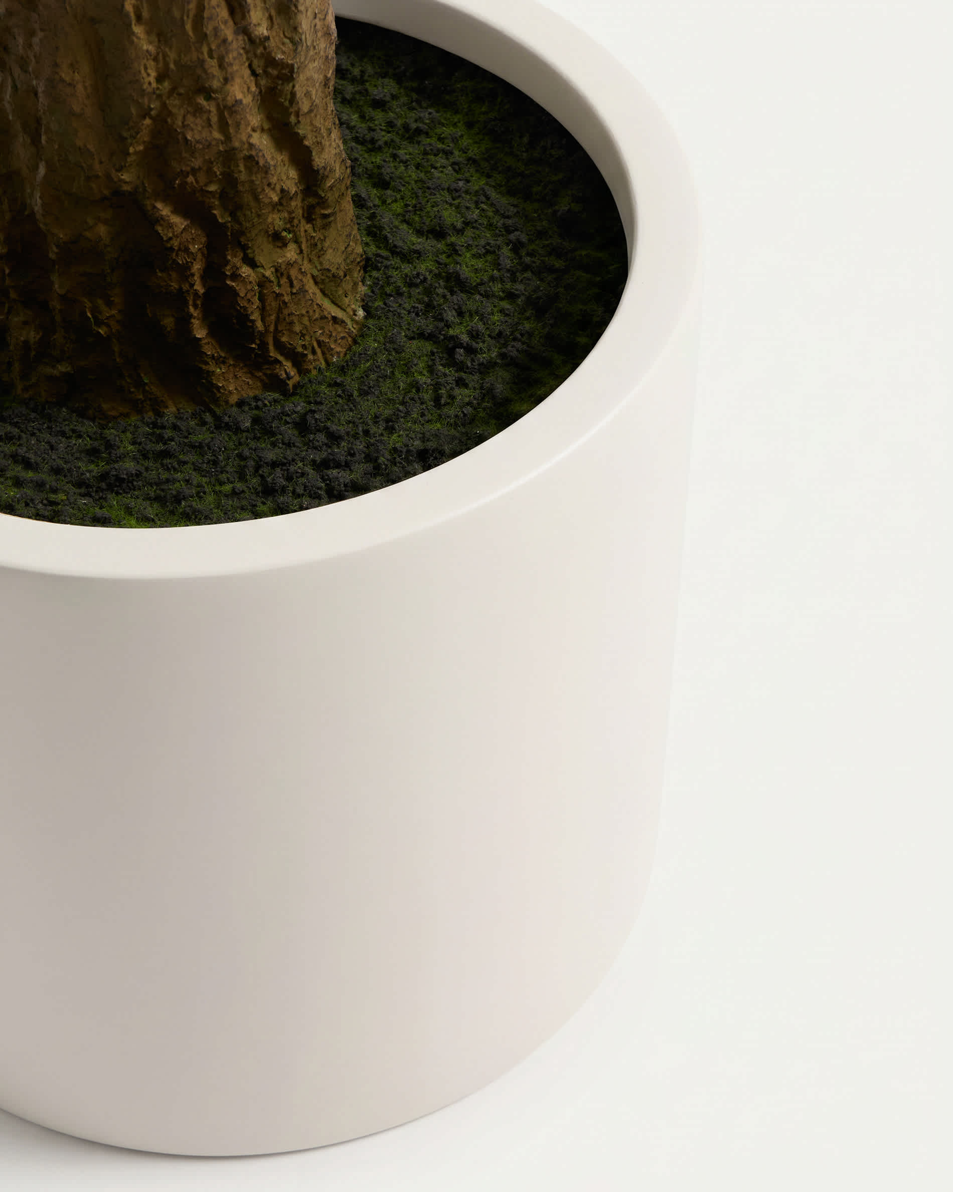 Artificial Olive tree with white pot 250cm