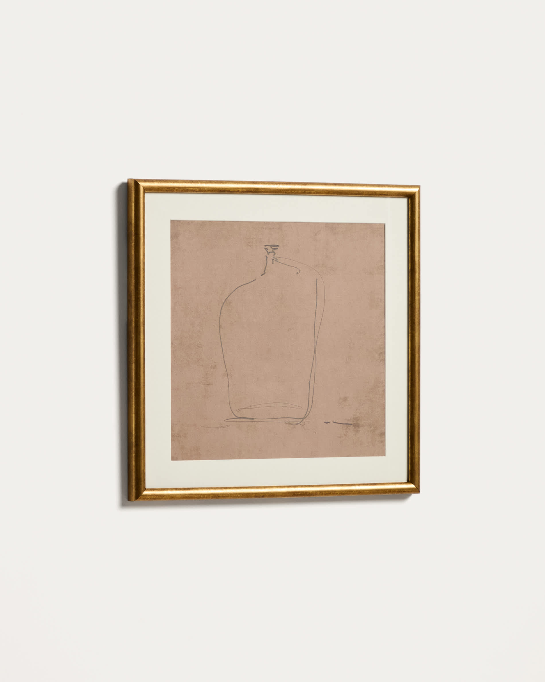 Ferni hand-drawn abstract picture 40 x 40cm