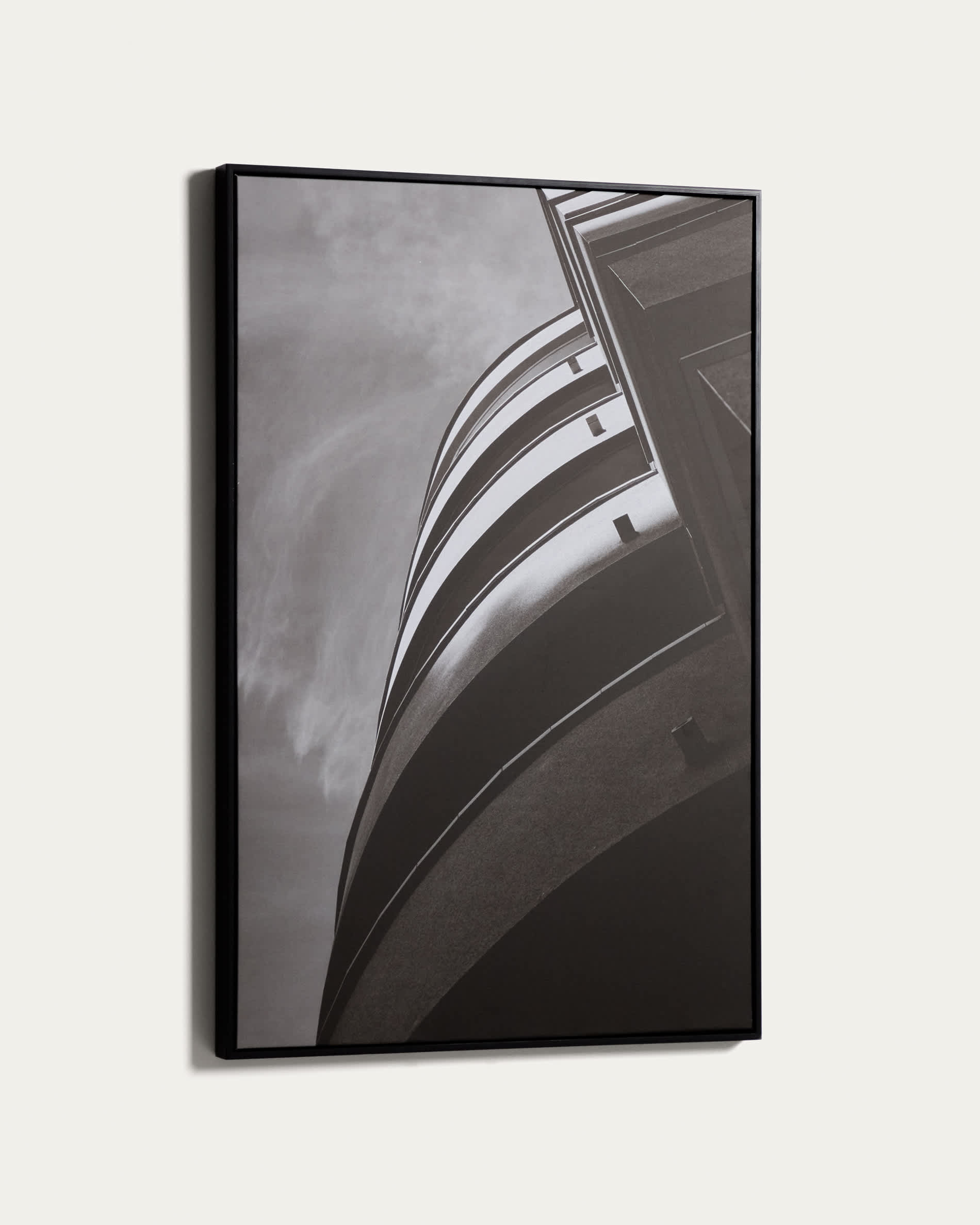 Silen picture featuring black and white architectural photograph of Barcelona 67 x 100cm