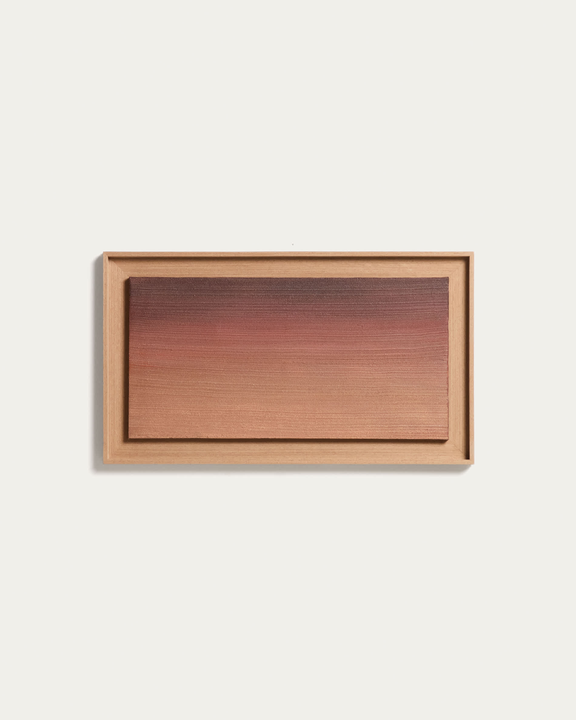 Breon hand-painted abstract picture in orange tones 40 x 70 cm