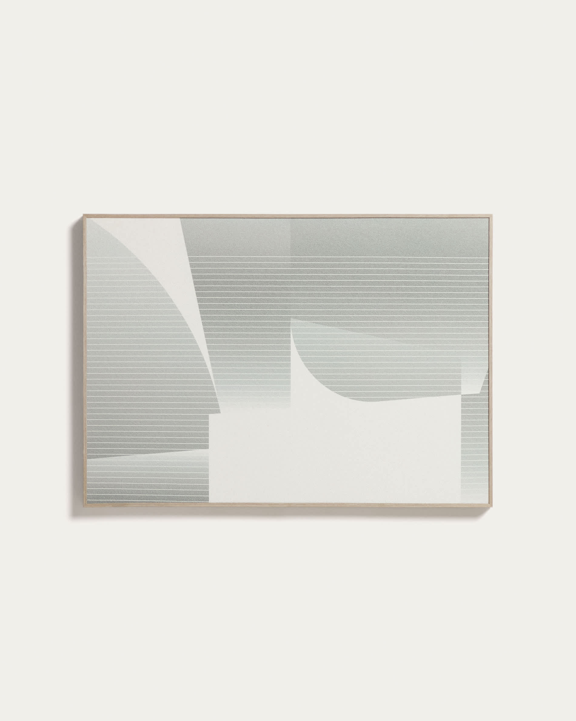 Imaro abstract picture in greenish-grey 50 x 70cm