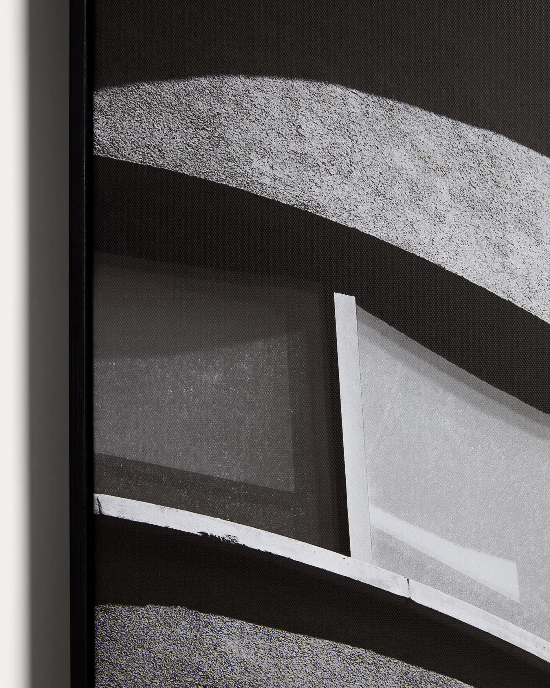 Silen picture featuring black and white architectural photograph of Barcelona 67 x 100cm