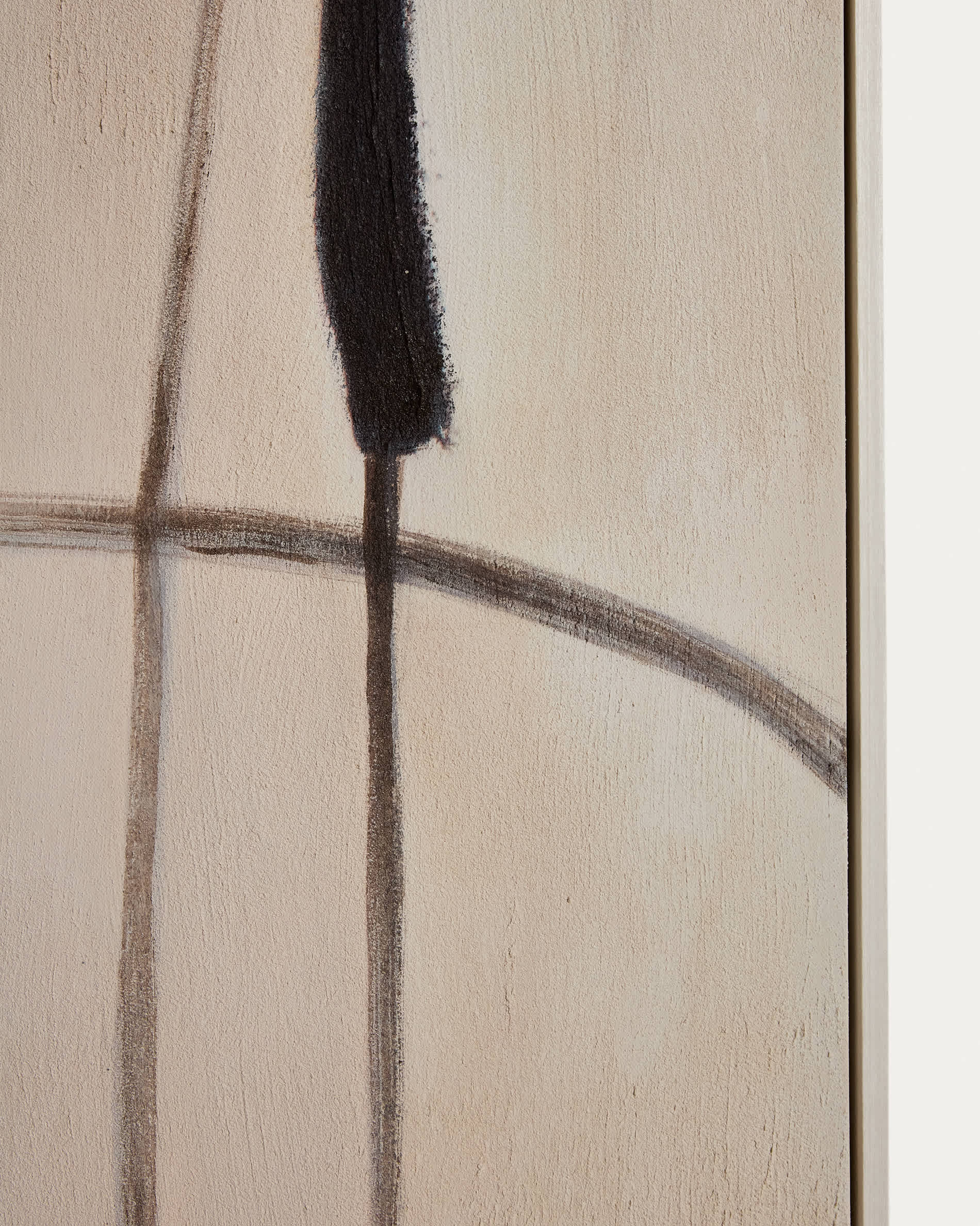 Meril abstract picture in beige 80 x 100cm
