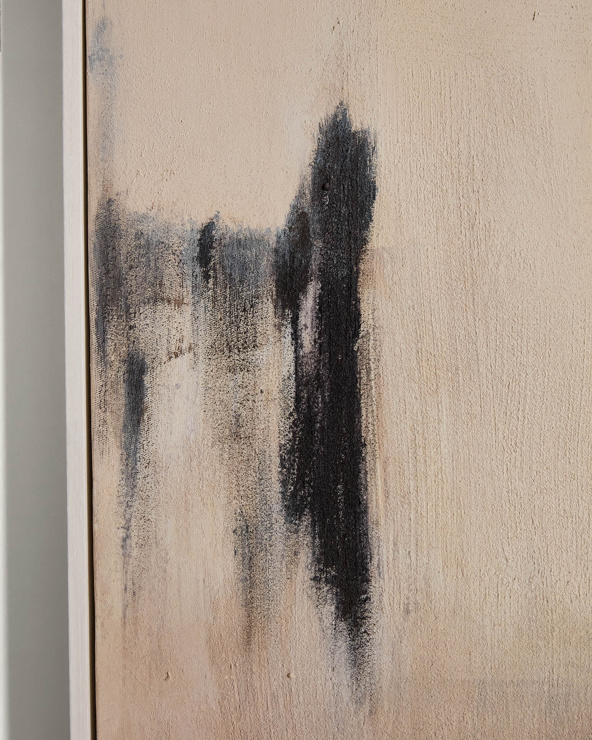 Meril abstract picture in beige 120 x 150cm