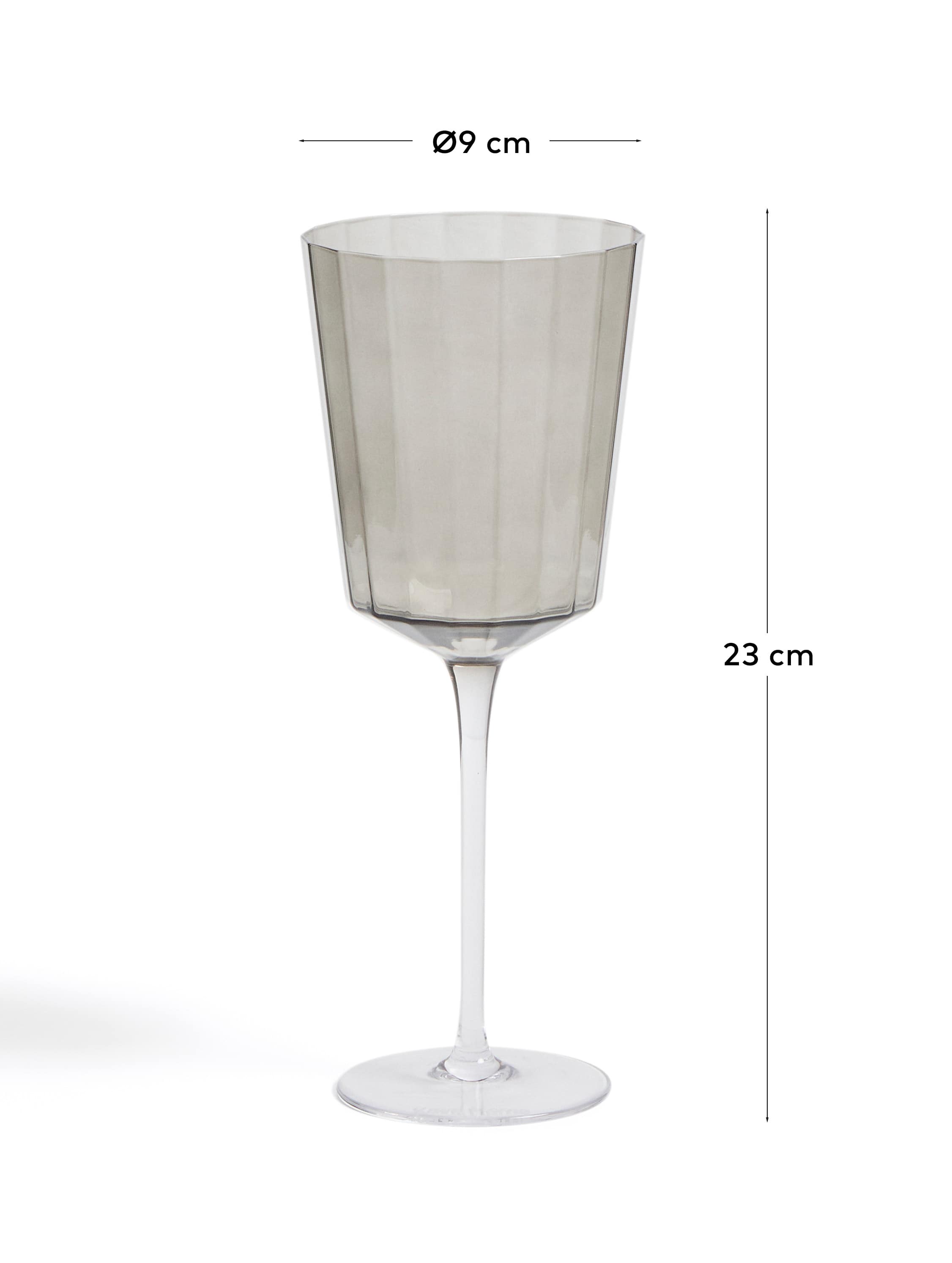 Clarien grey wine glass, 39.5 cl