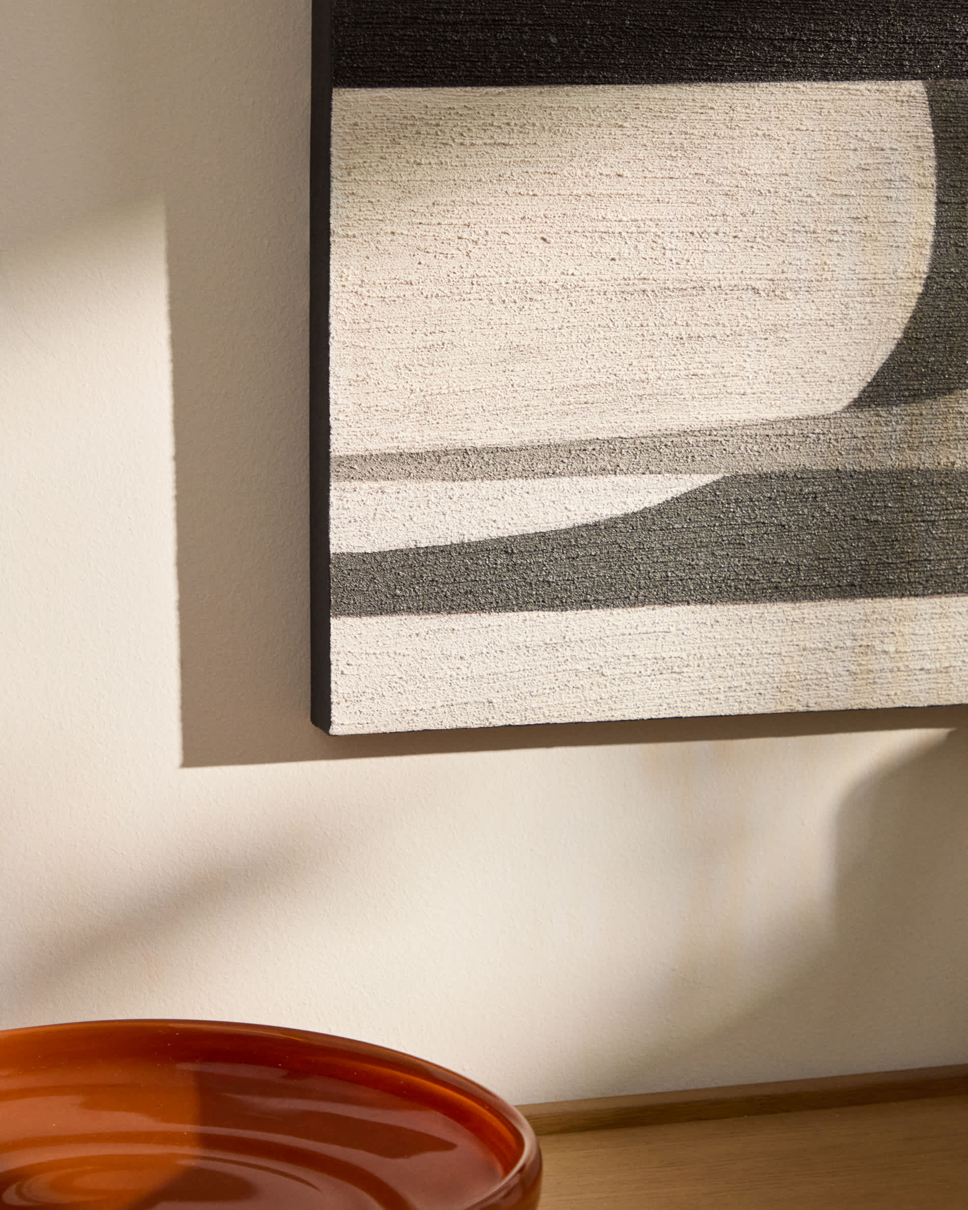 Onure black and white abstract picture 80 x 100cm