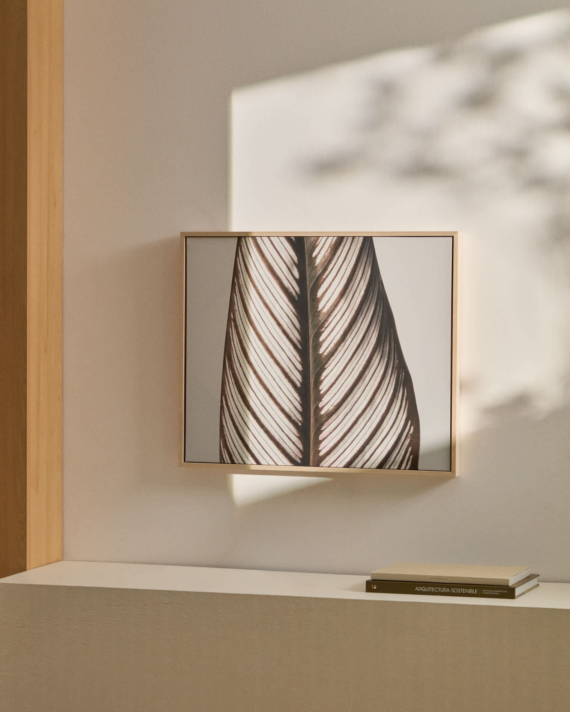 Foliae leaf photograph picture 52.5 x 62.5cm