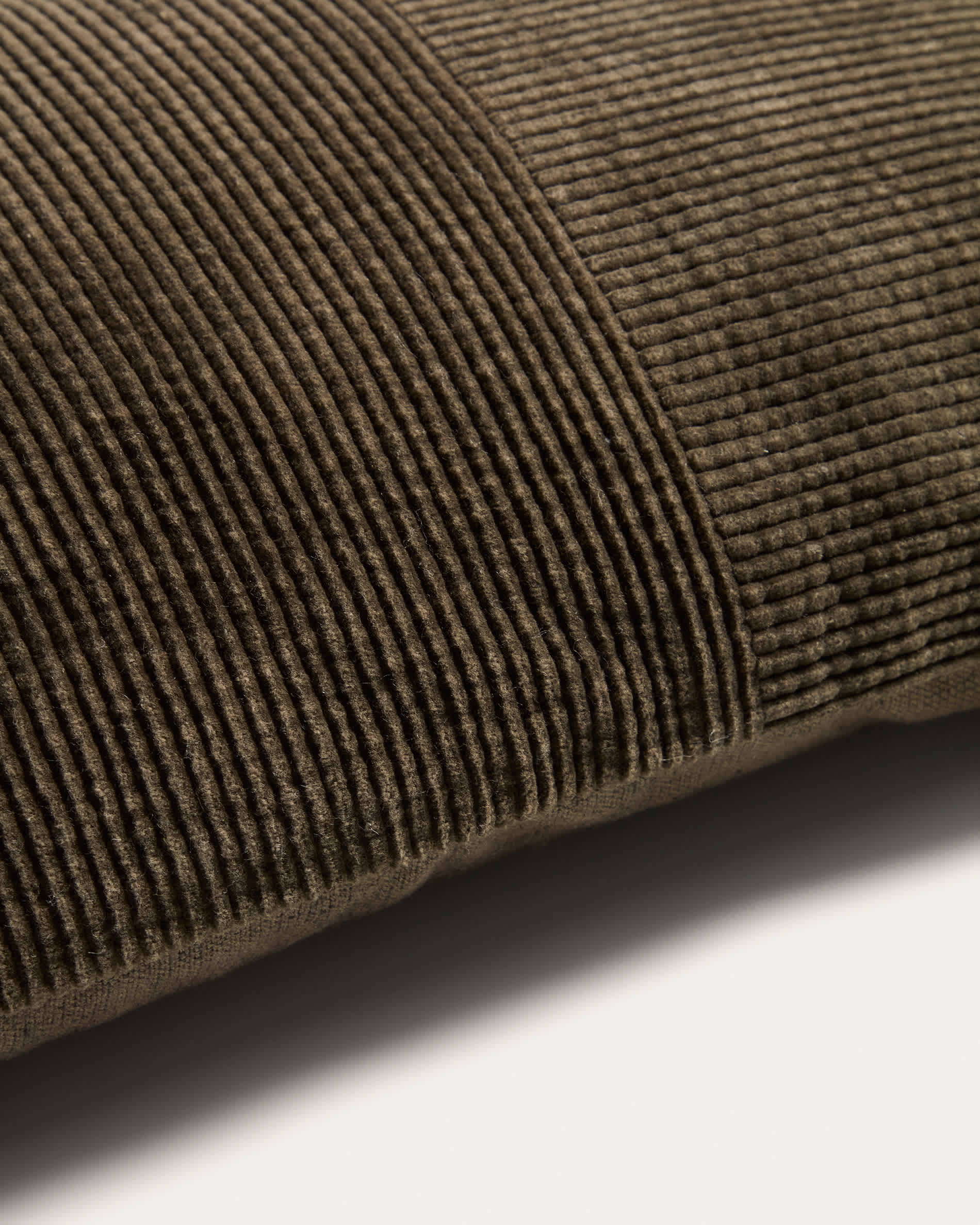 Seliria green 100% cotton corduroy cushion cover 30 x 50 cm