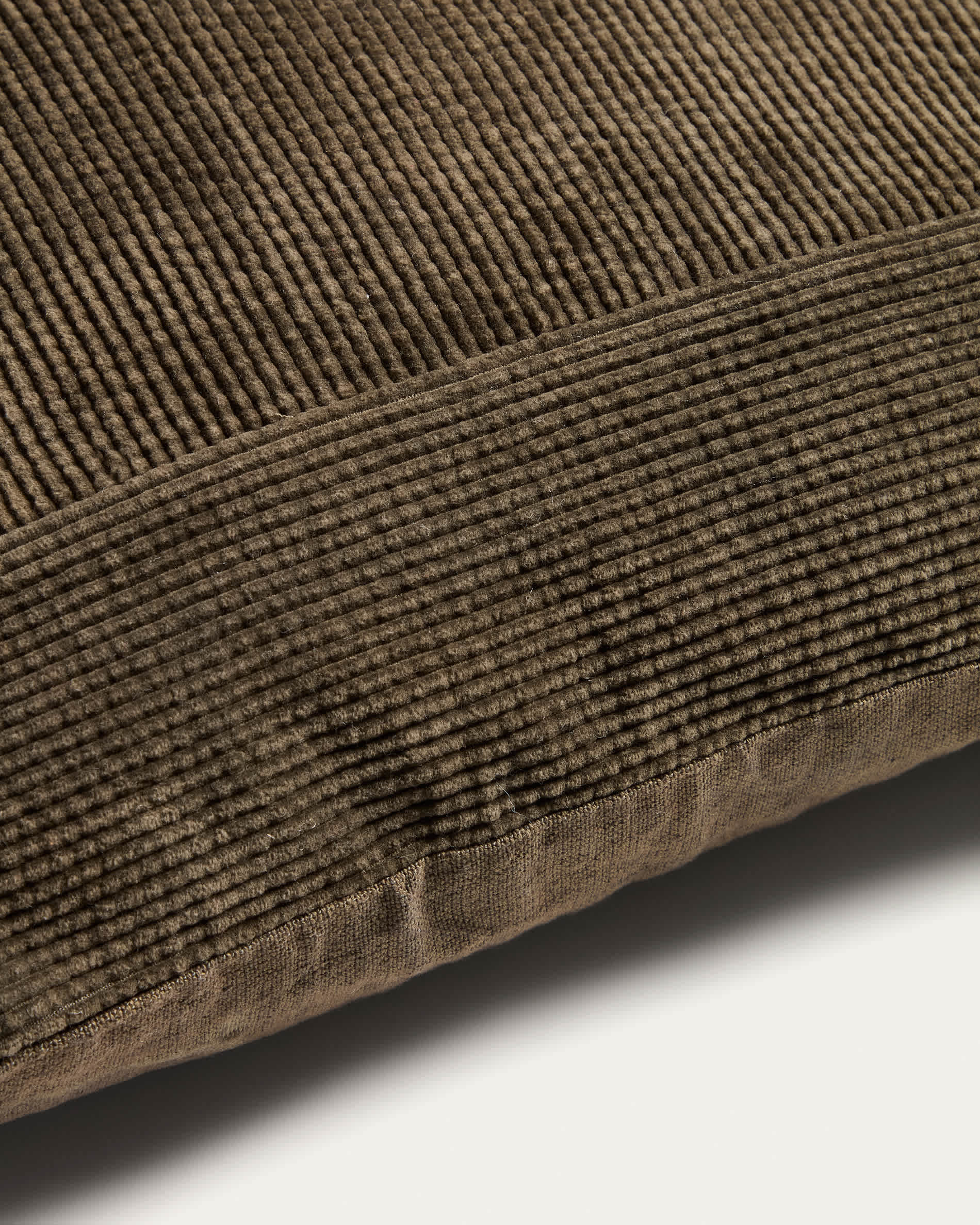 Seliria green 100% cotton corduroy cushion cover 50 x 50 cm