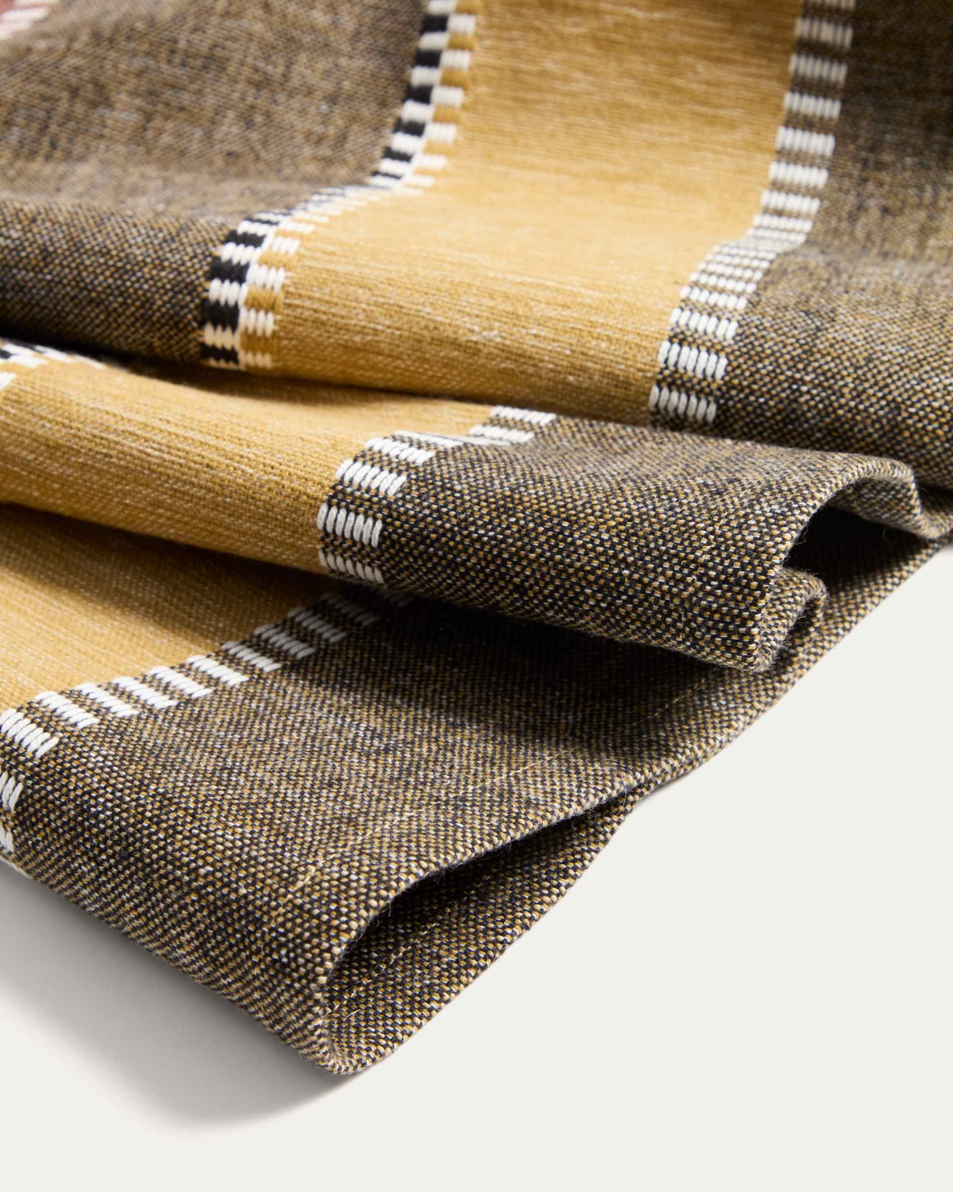 Irasa multicoloured cotton table runner 50 x 150 cm