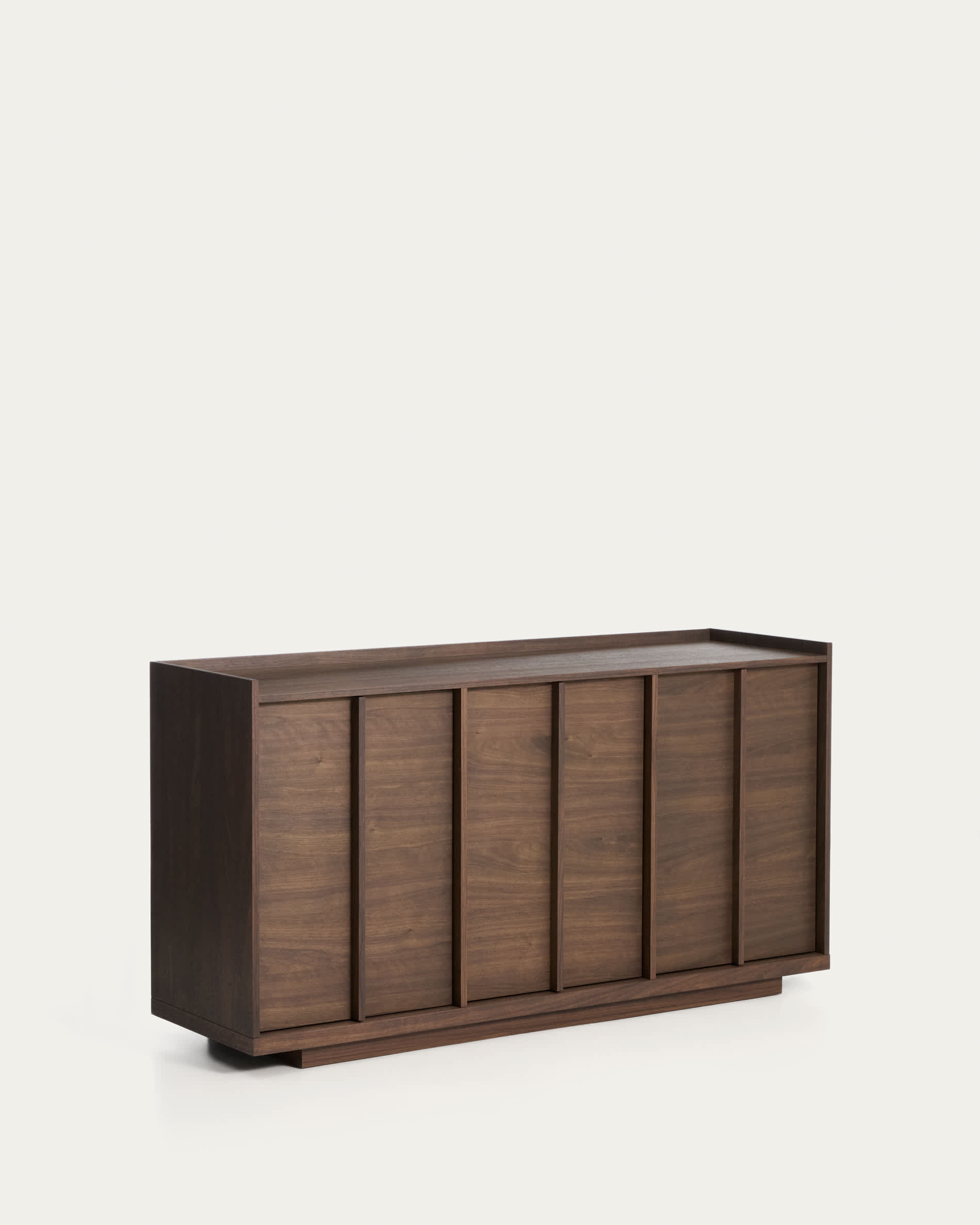 Onix sideboard with a walnut veneer in a dark finish, 150 x 80 cm FSC Mix Credit