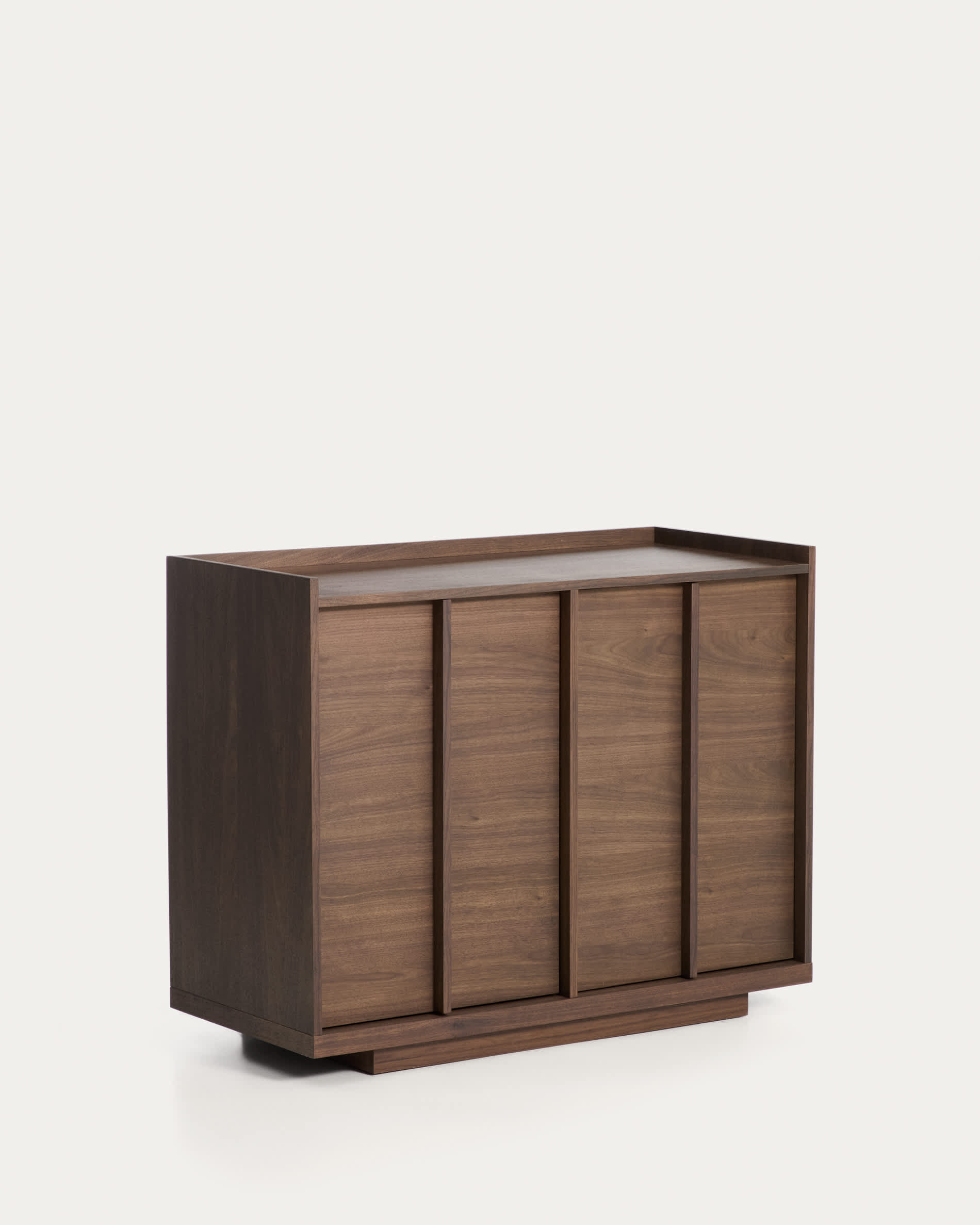 Onix sideboard with a walnut veneer in a dark finish, 100 x 80 cm FSC Mix Credit