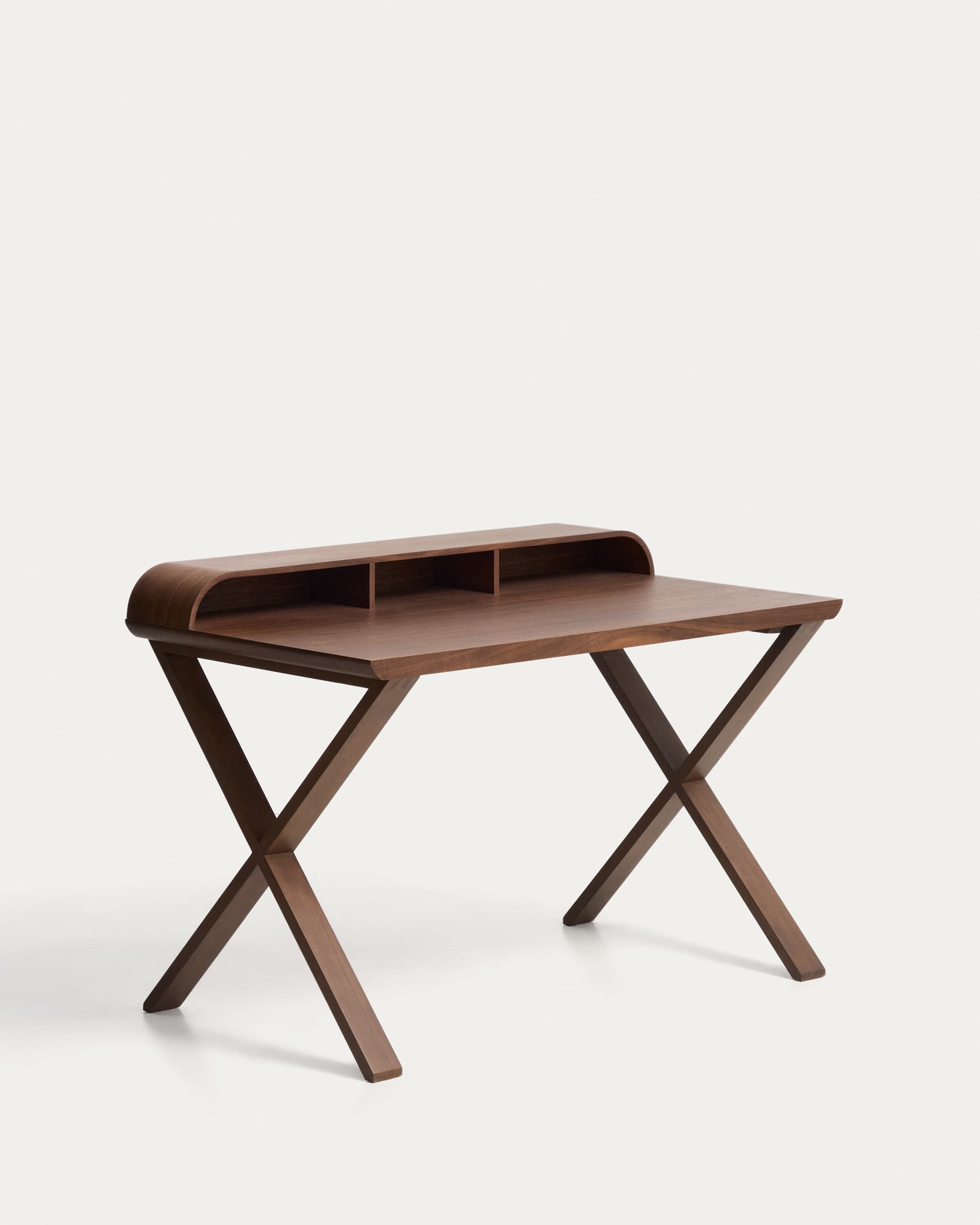 Dilare walnut veneer desk 120 x 85cm