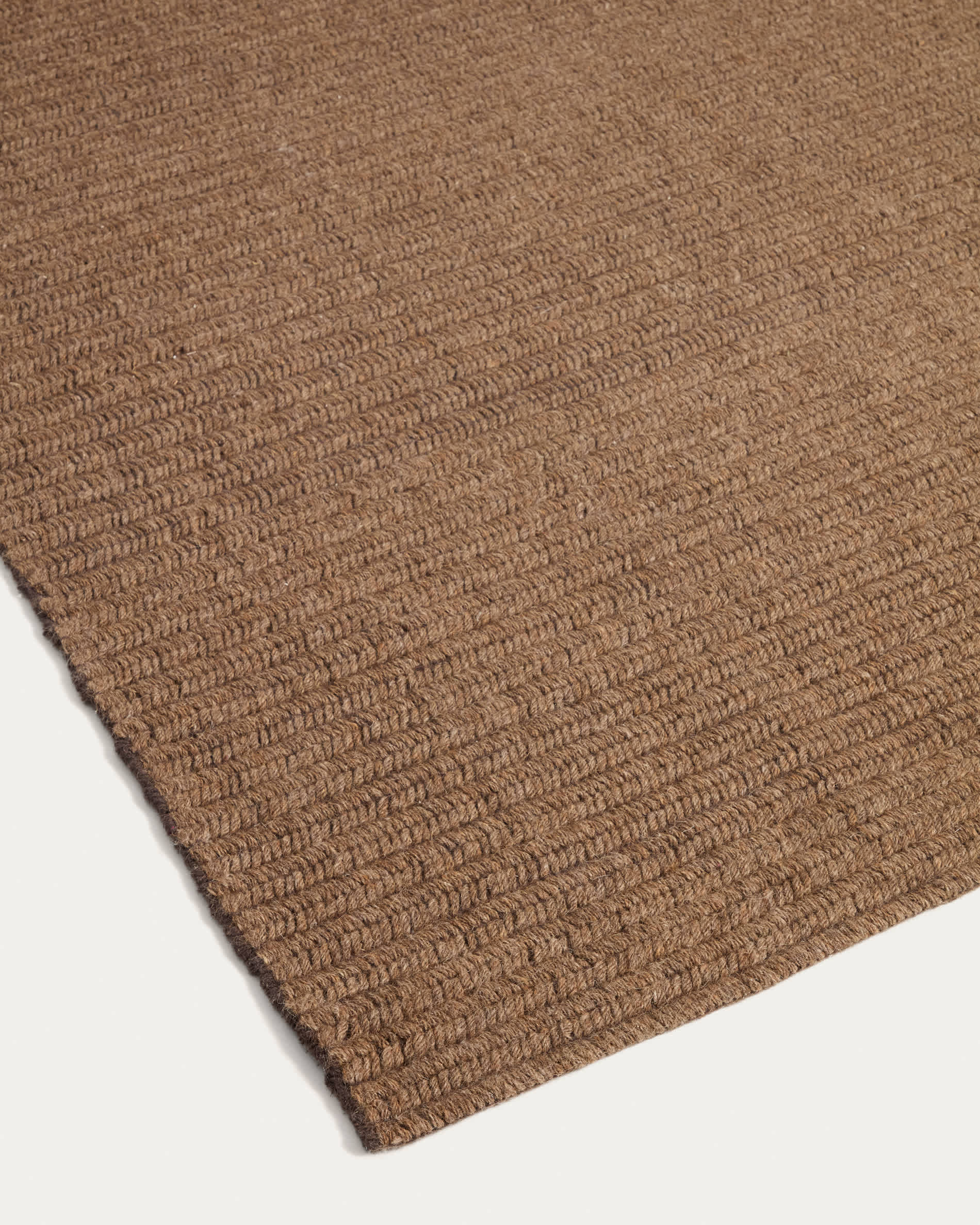 Imerna brown wool rug 160 x 230 cm