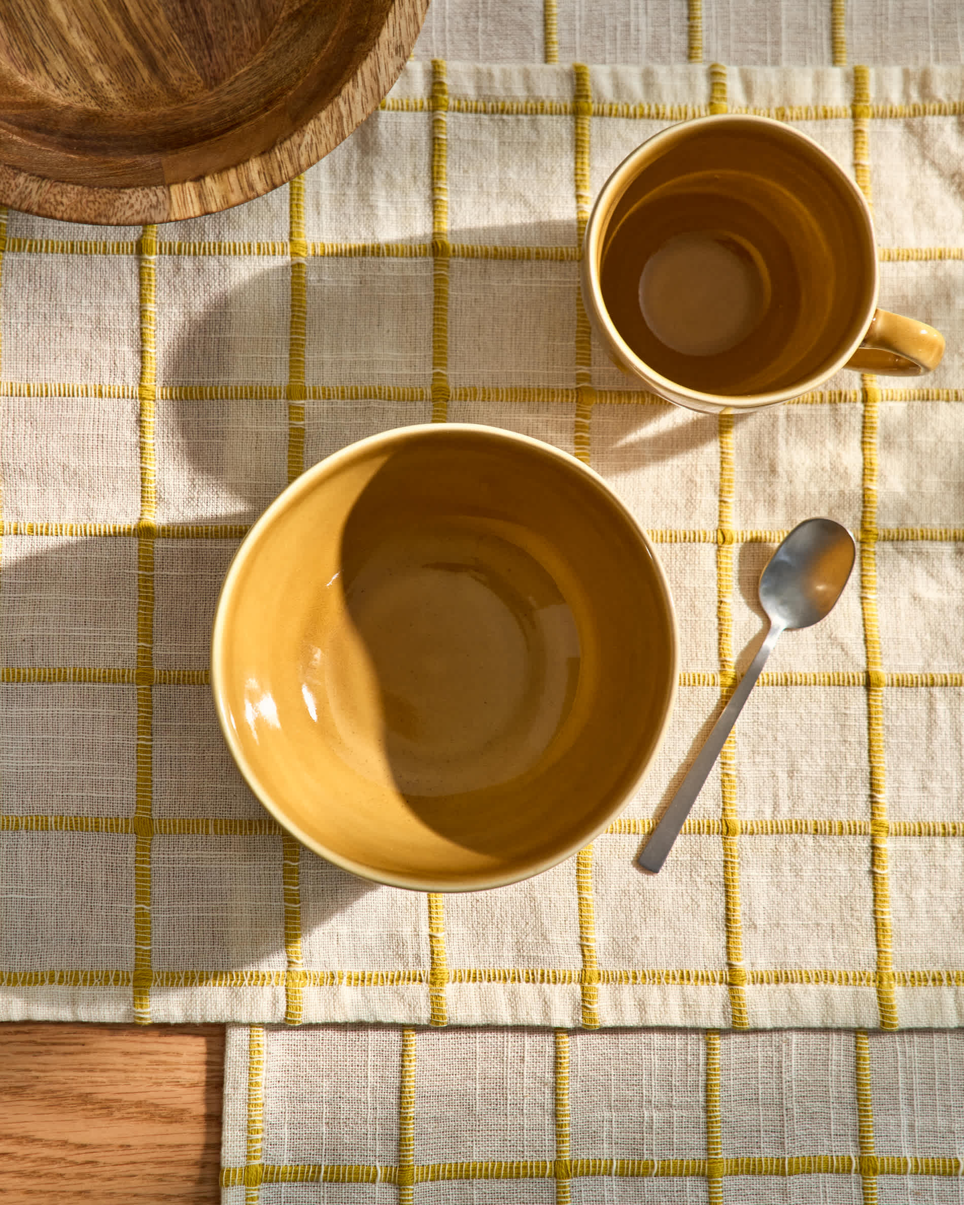 Selune yellow ceramic bowl