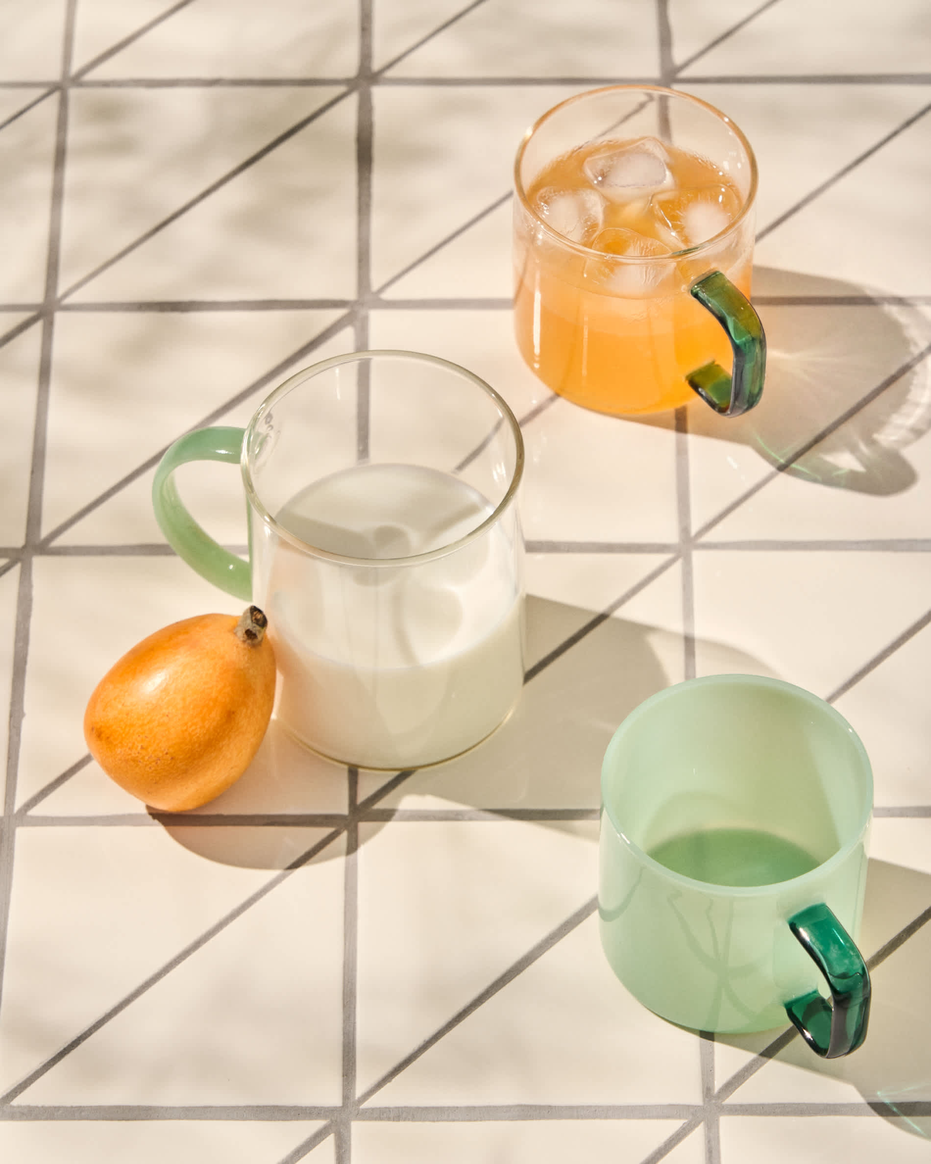 Micla clear glass mug