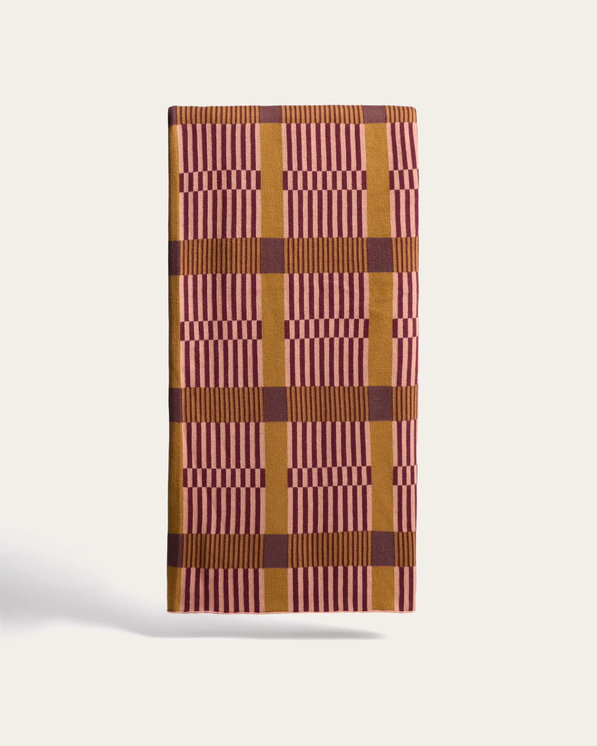 Ately 100% cotton multicoloured blanket 130 x 170 cm
