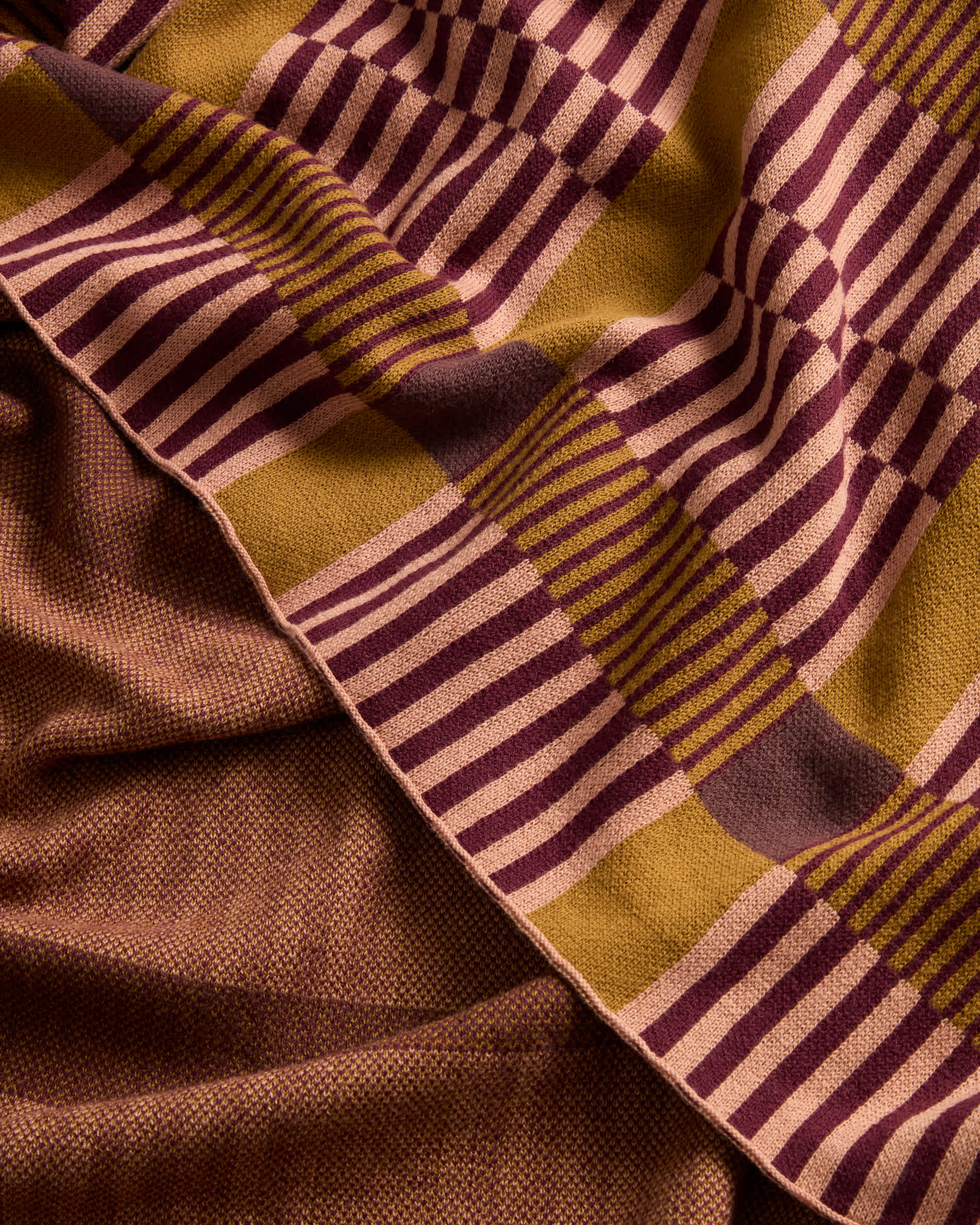 Ately 100% cotton multicoloured blanket 130 x 170 cm