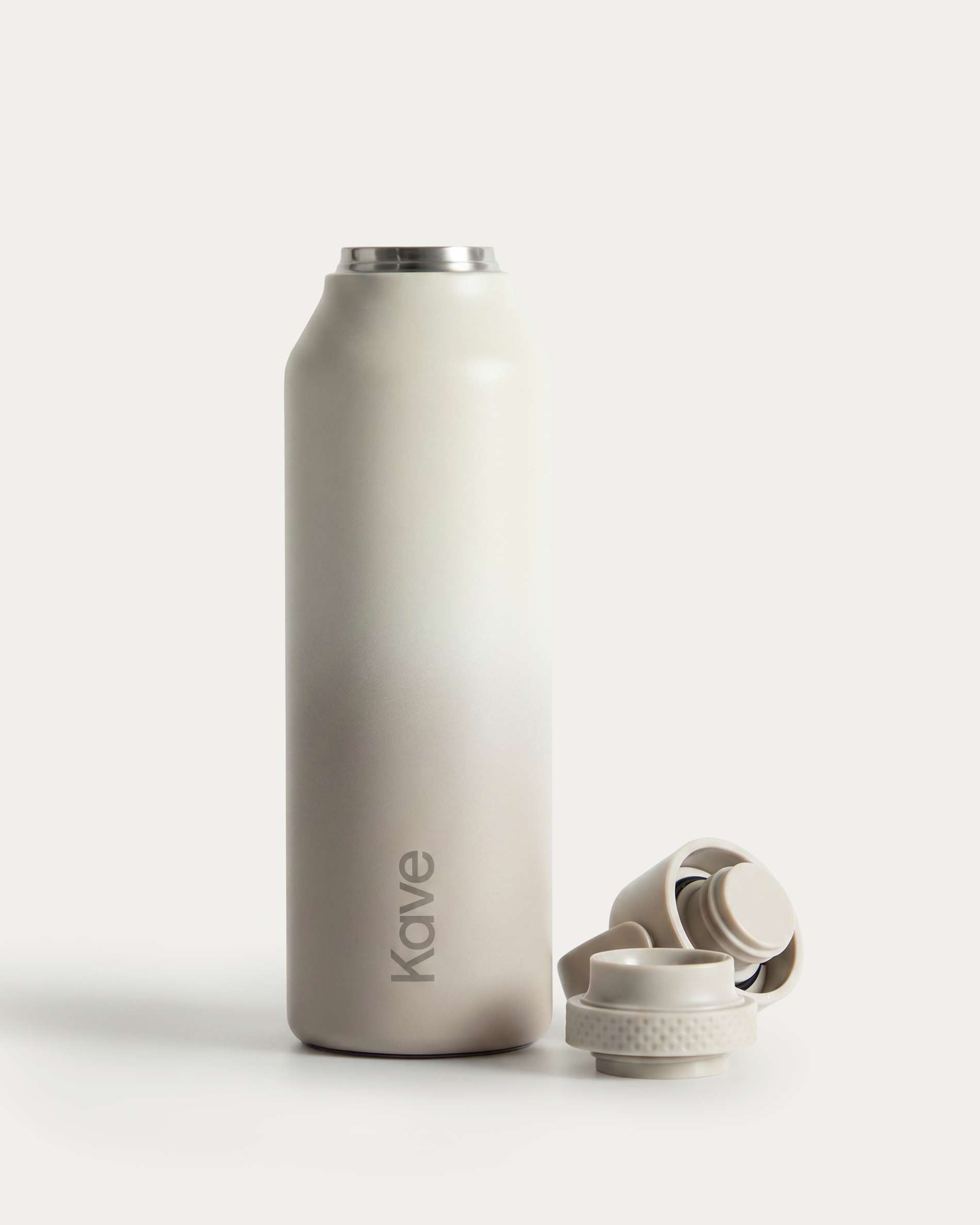 Aika beige thermal bottle 600ml