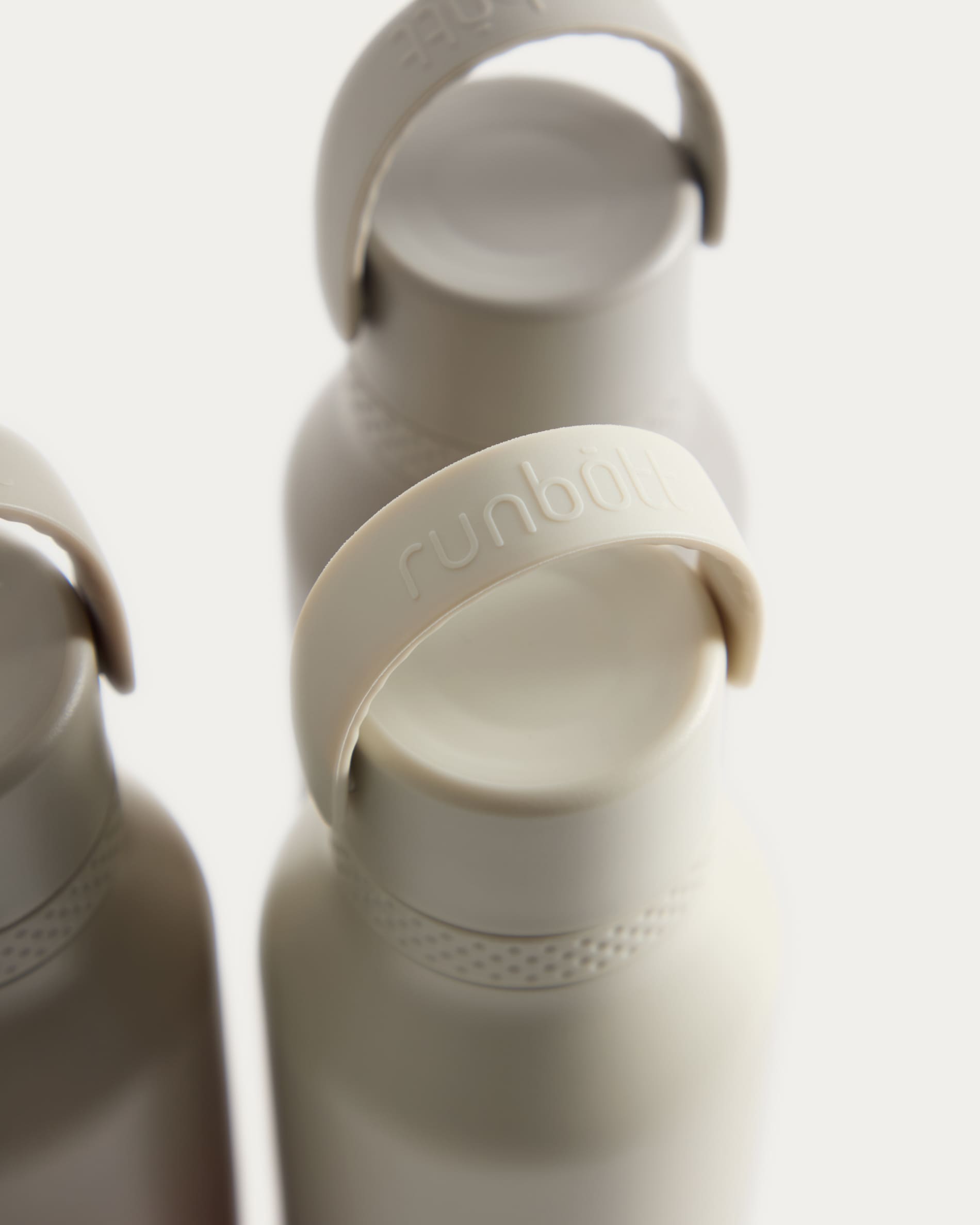 Aika beige and terracotta thermal bottle 600ml