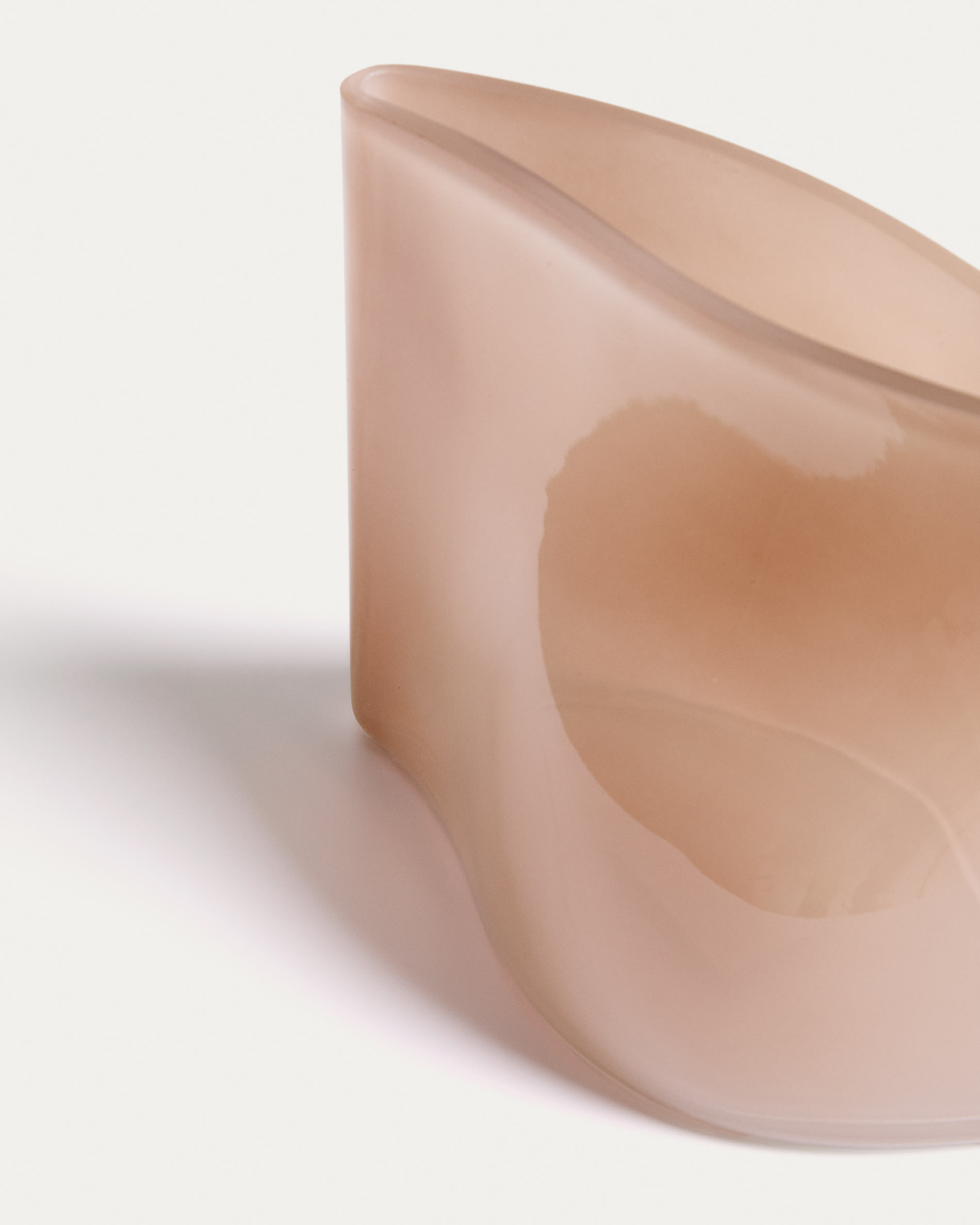 Ardeni pale pink glass vase 15.5 cm