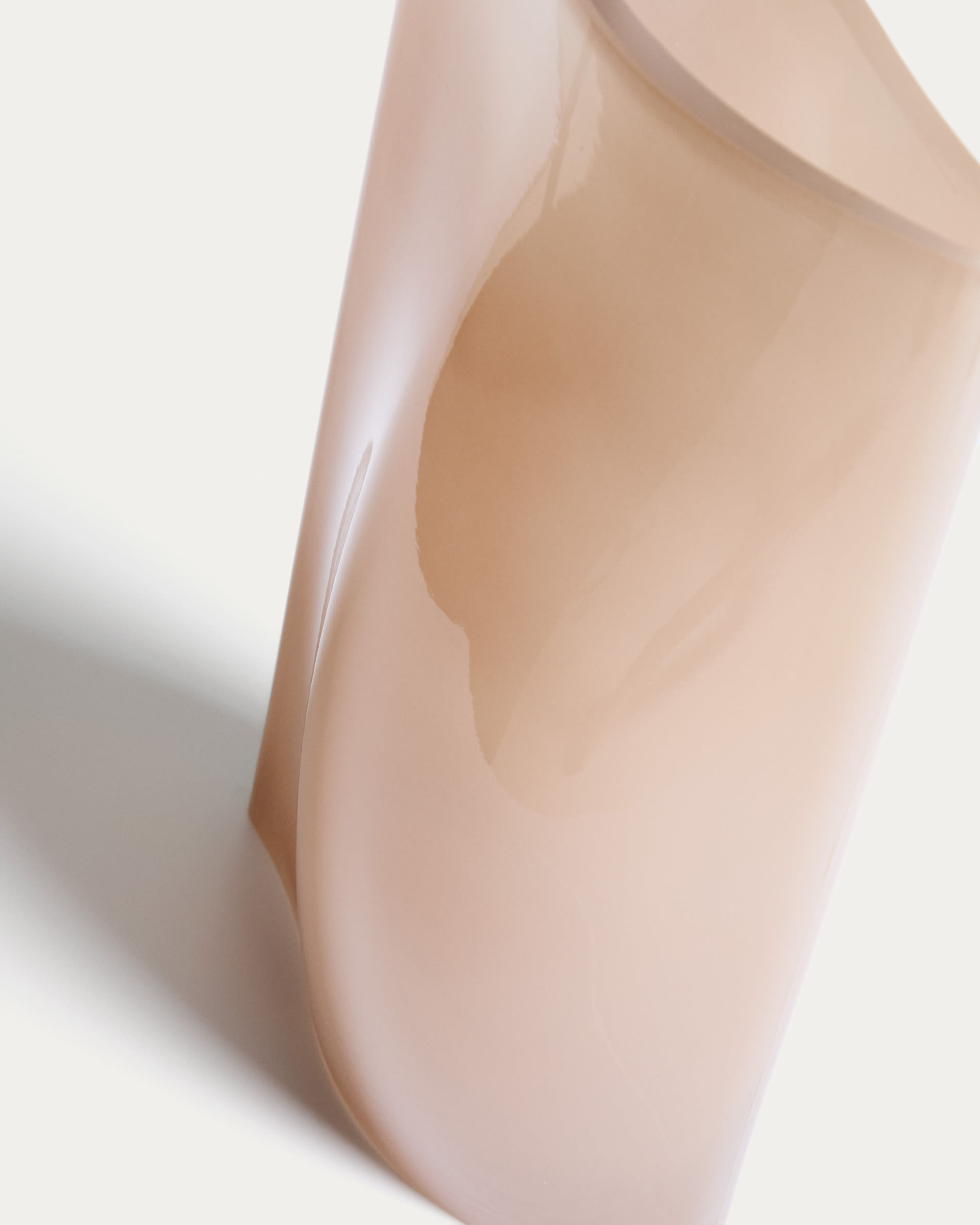 Ardeni pale pink glass vase 28 cm