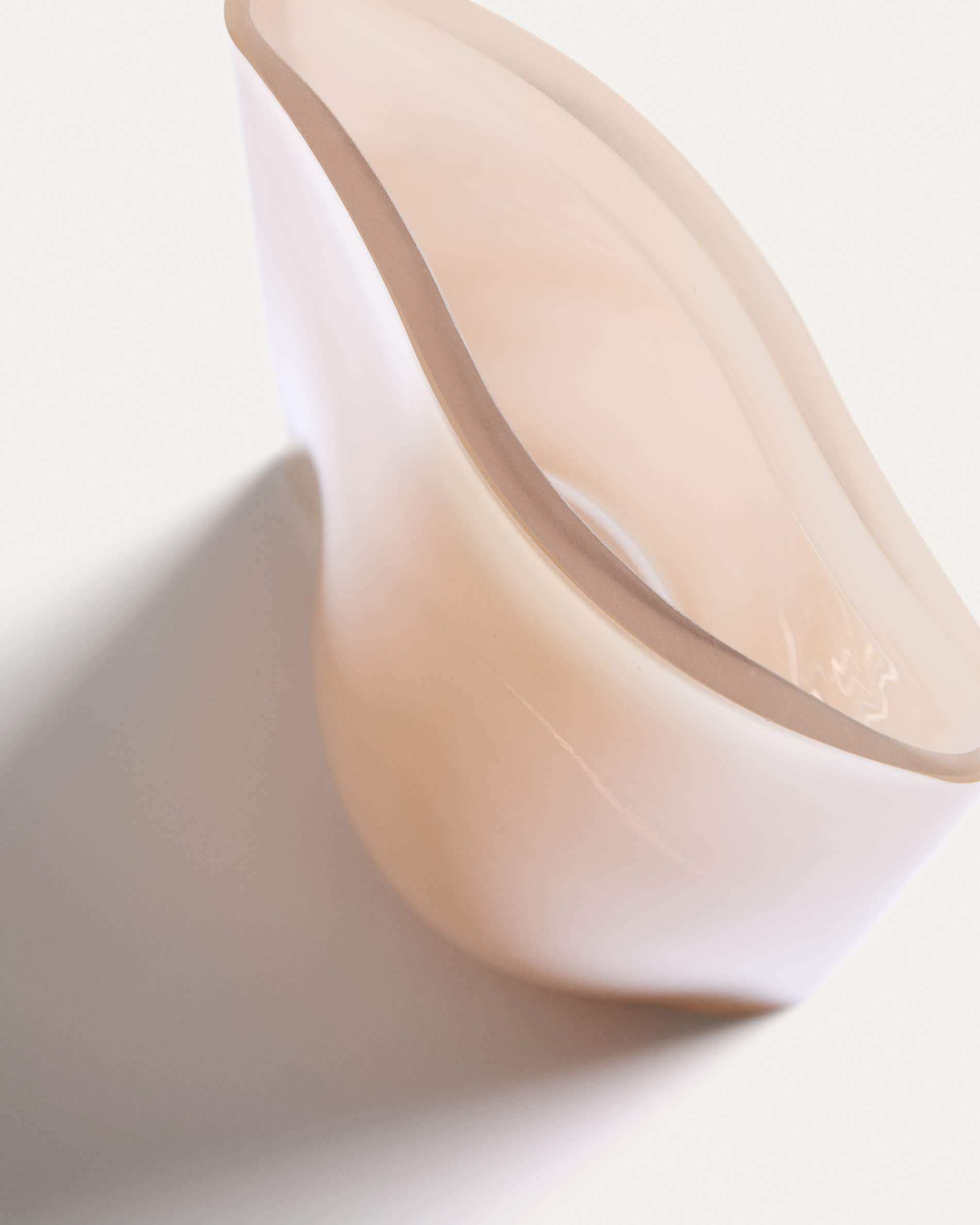 Ardeni pale pink glass vase 28 cm