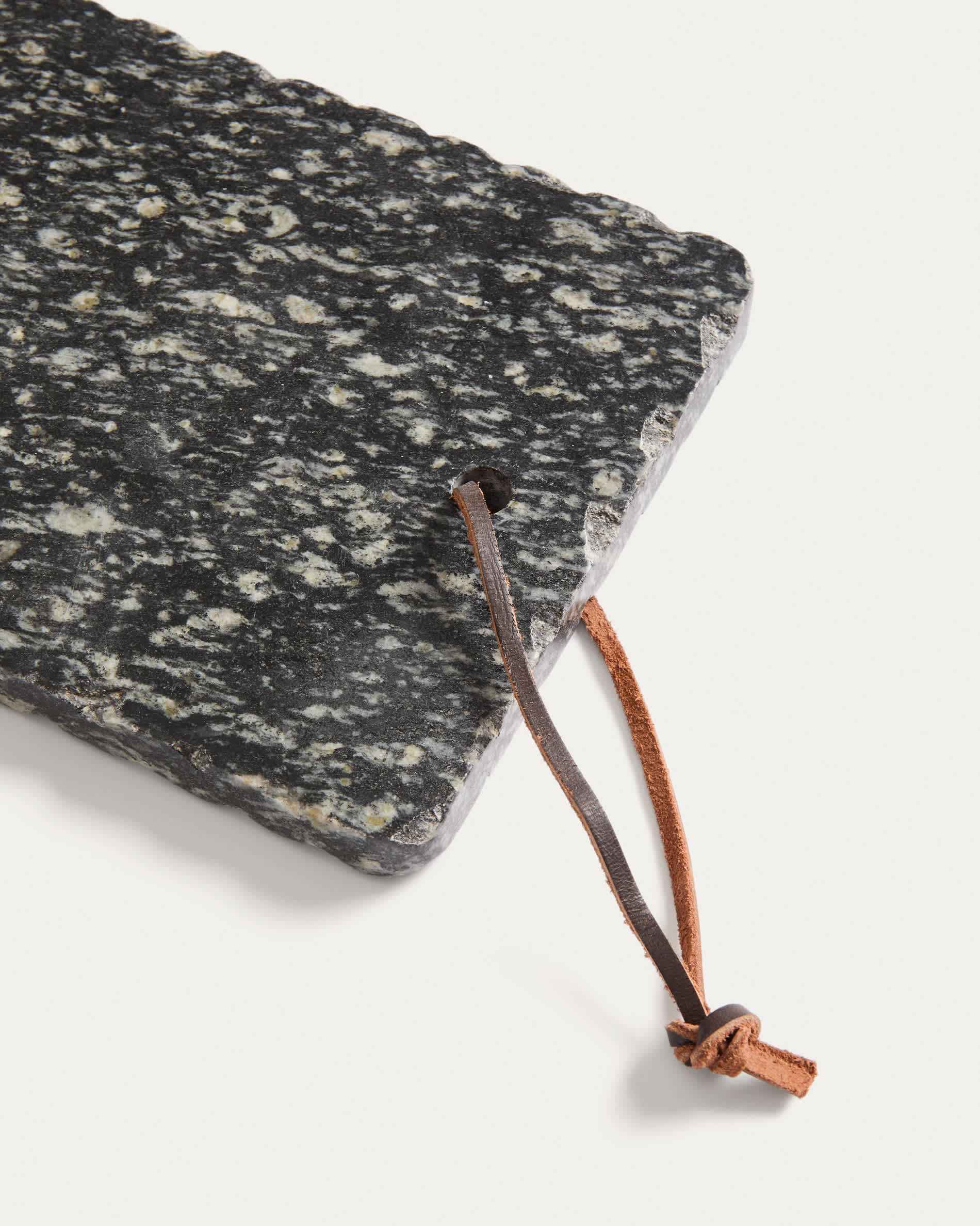 Arlena dark grey granite serving board 30 x 15 cm