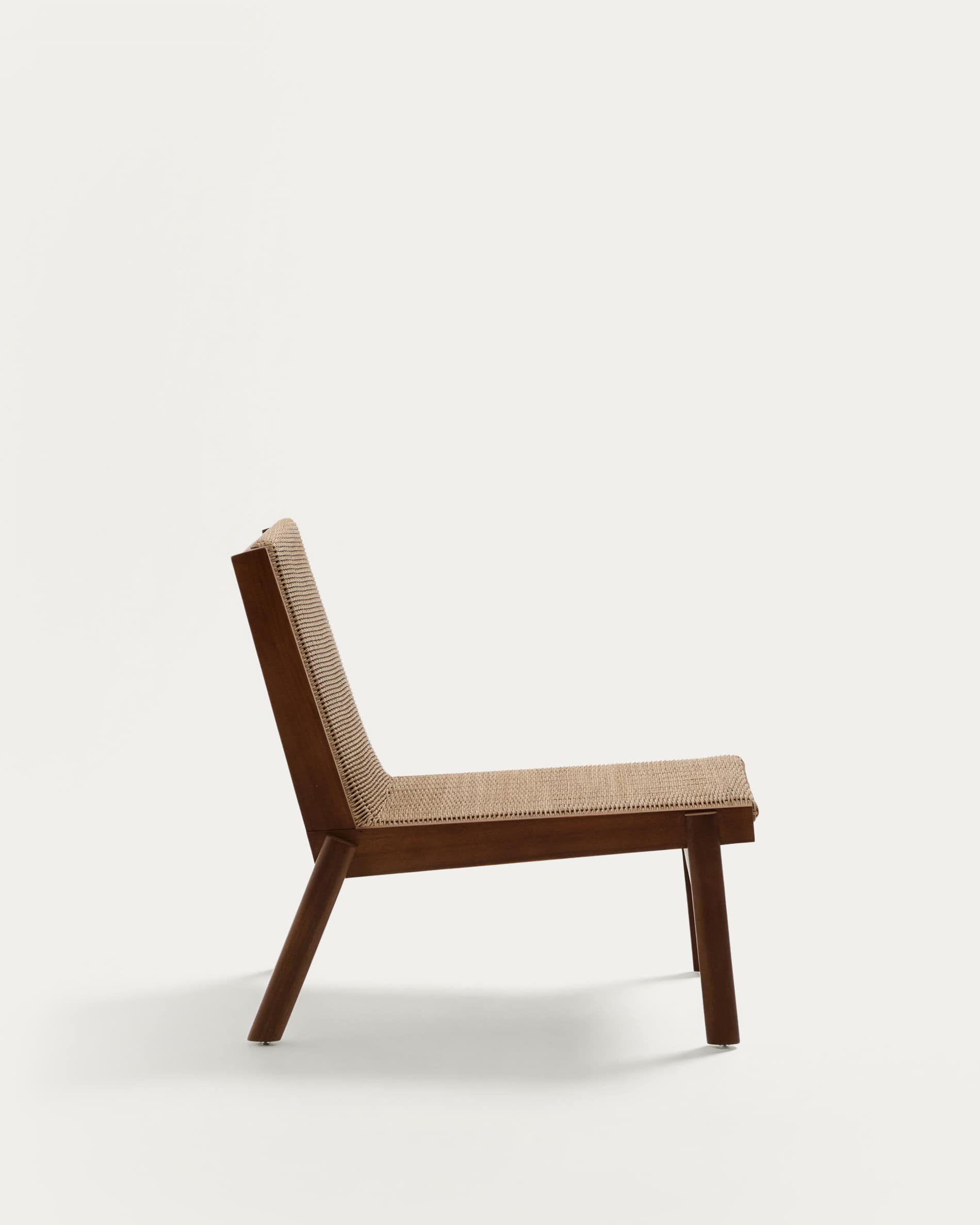 Itani armchair in FSC 100% solid acacia wood and synthetic rattan