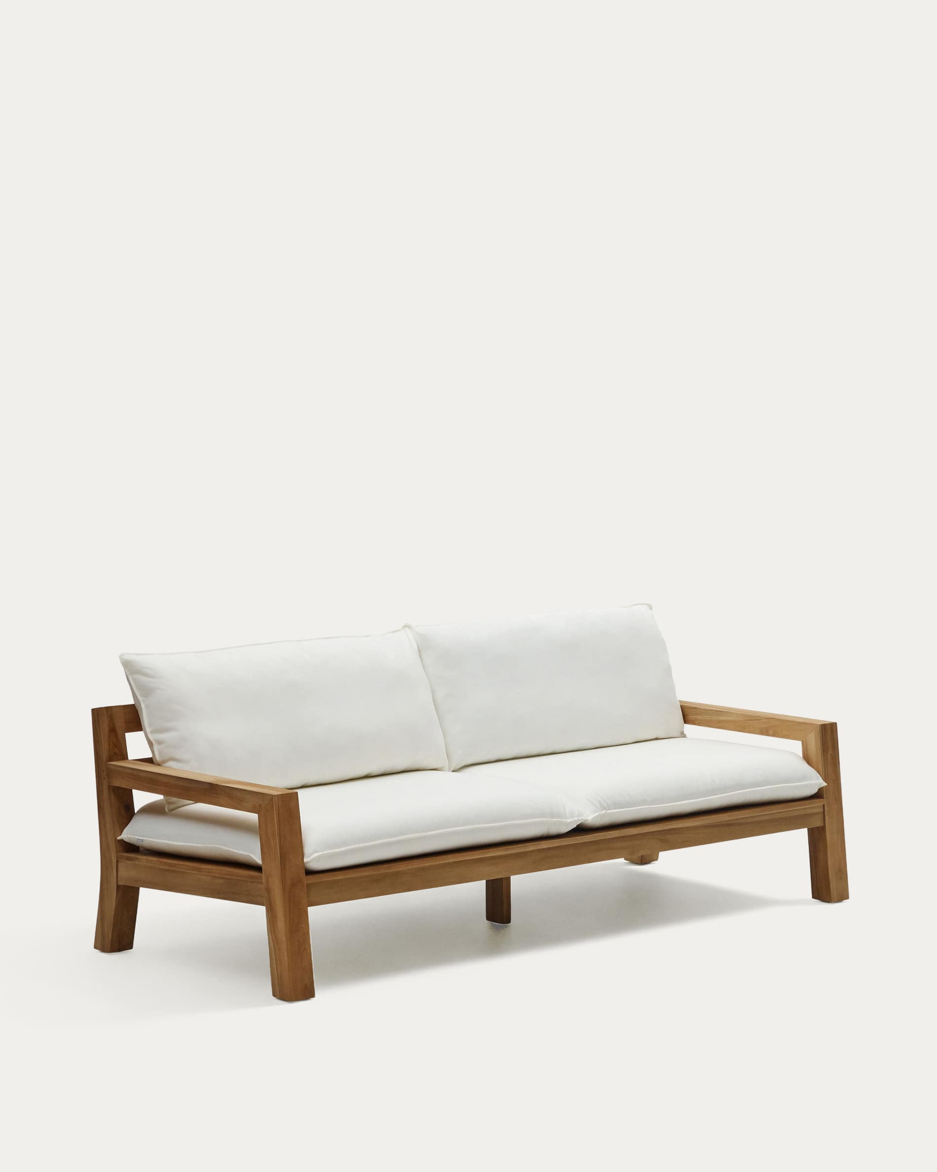 Forcanera 3 seater solid teak sofa, 211 cm