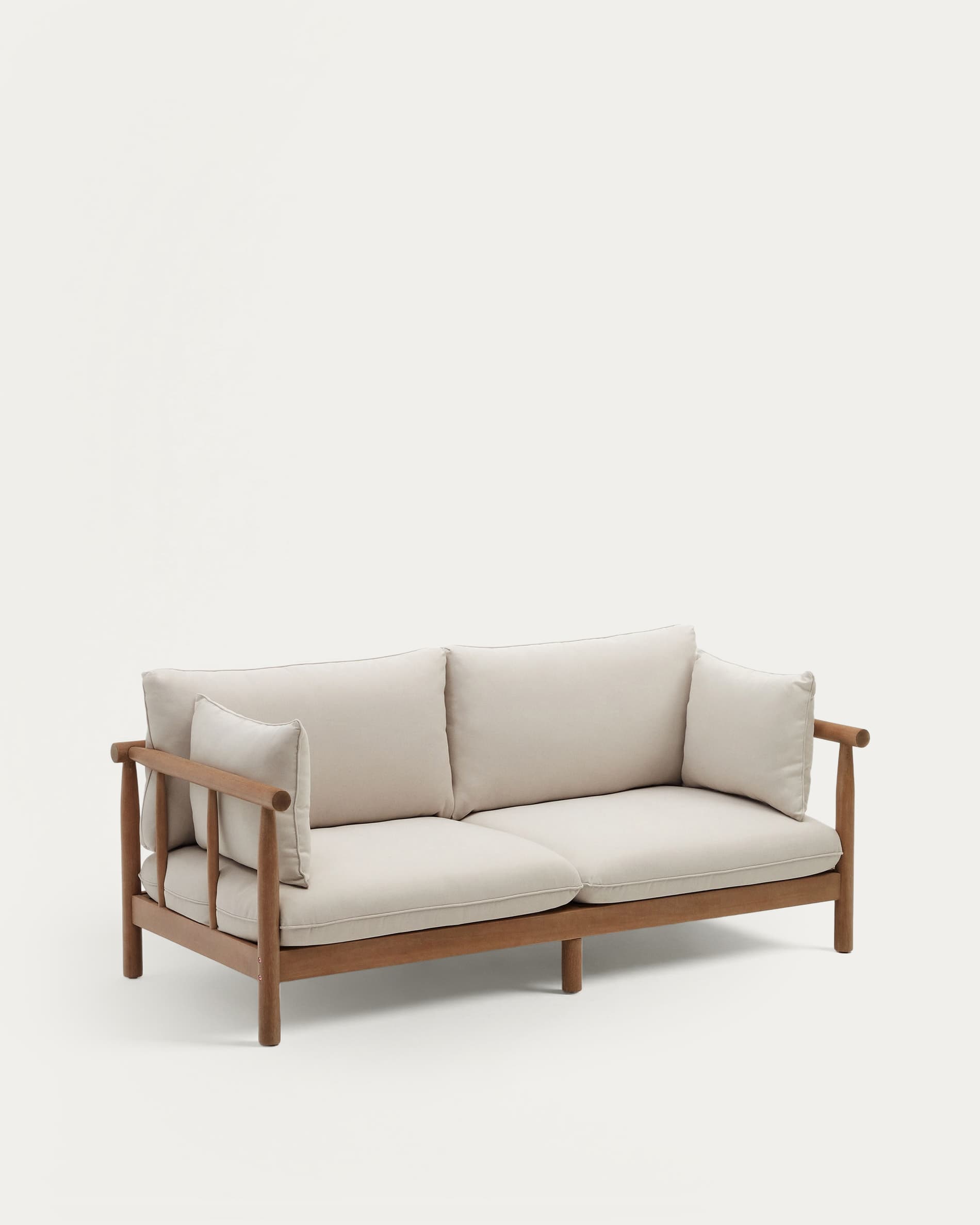 Sacova 2 seater sofa, made from solid eucalyptus wood 195 cm