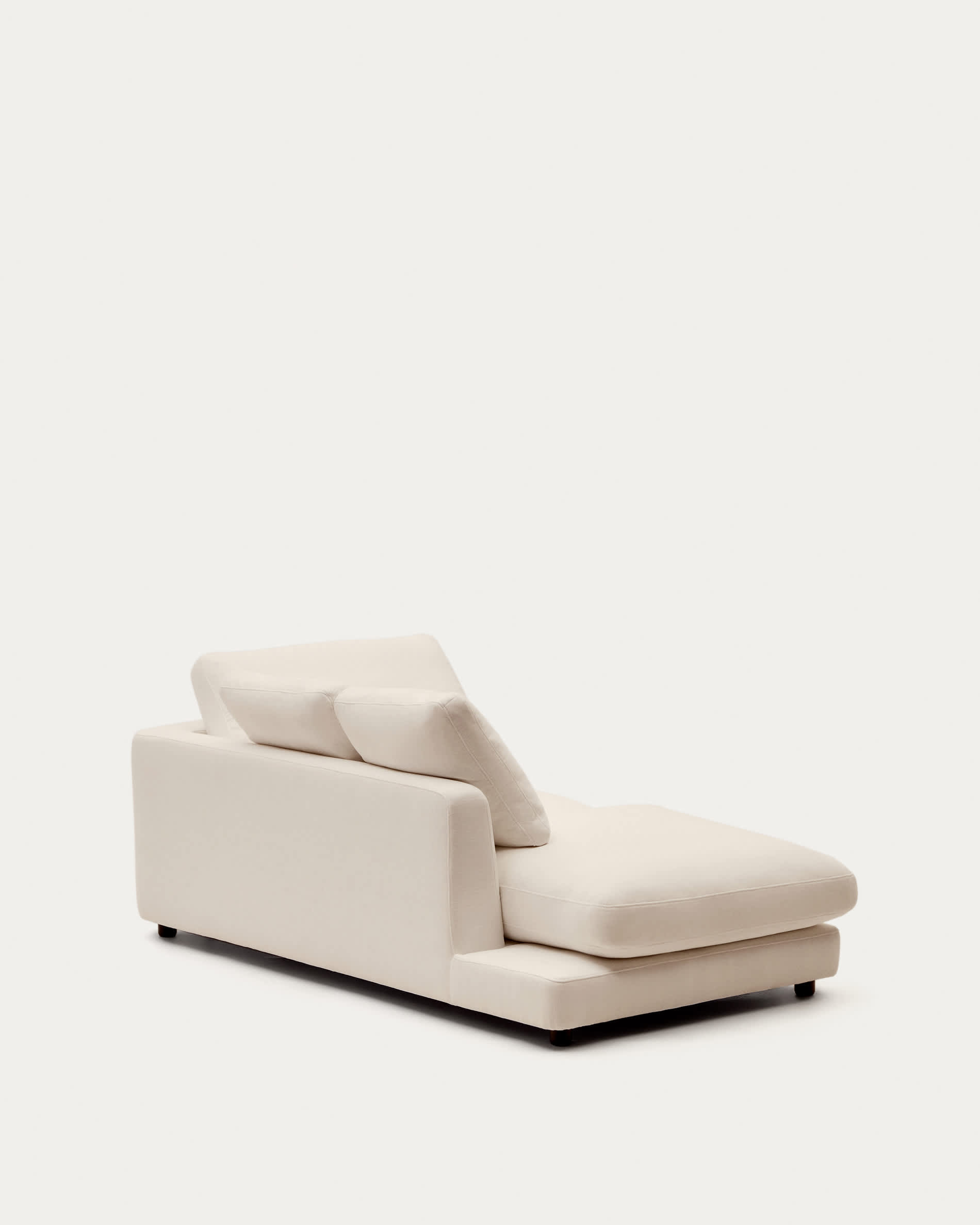 Gala left chaise longue in beige chenille FSC Mix Credit 193 x 105cm