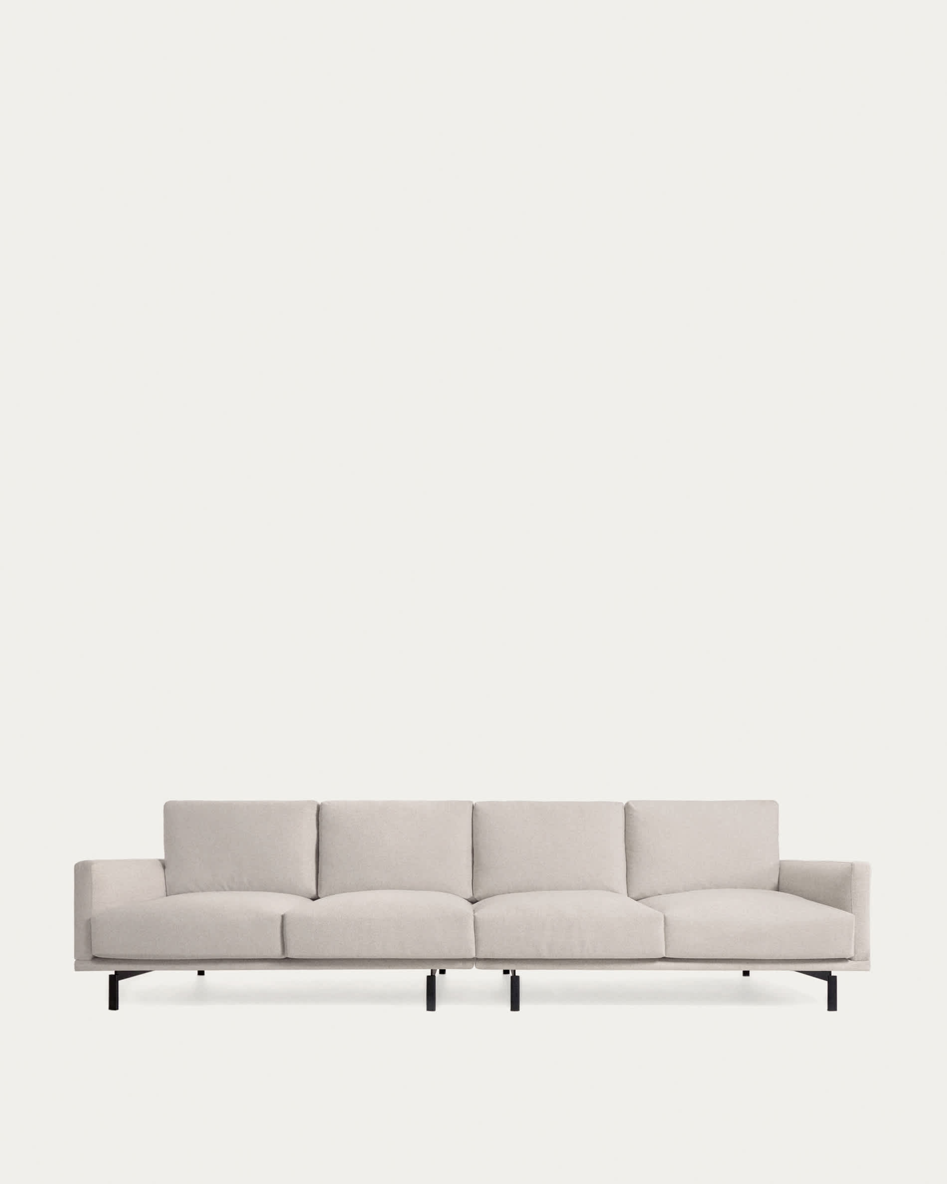 Galene 4 seater sofa in beige, 334 cm FSC Mix Credit