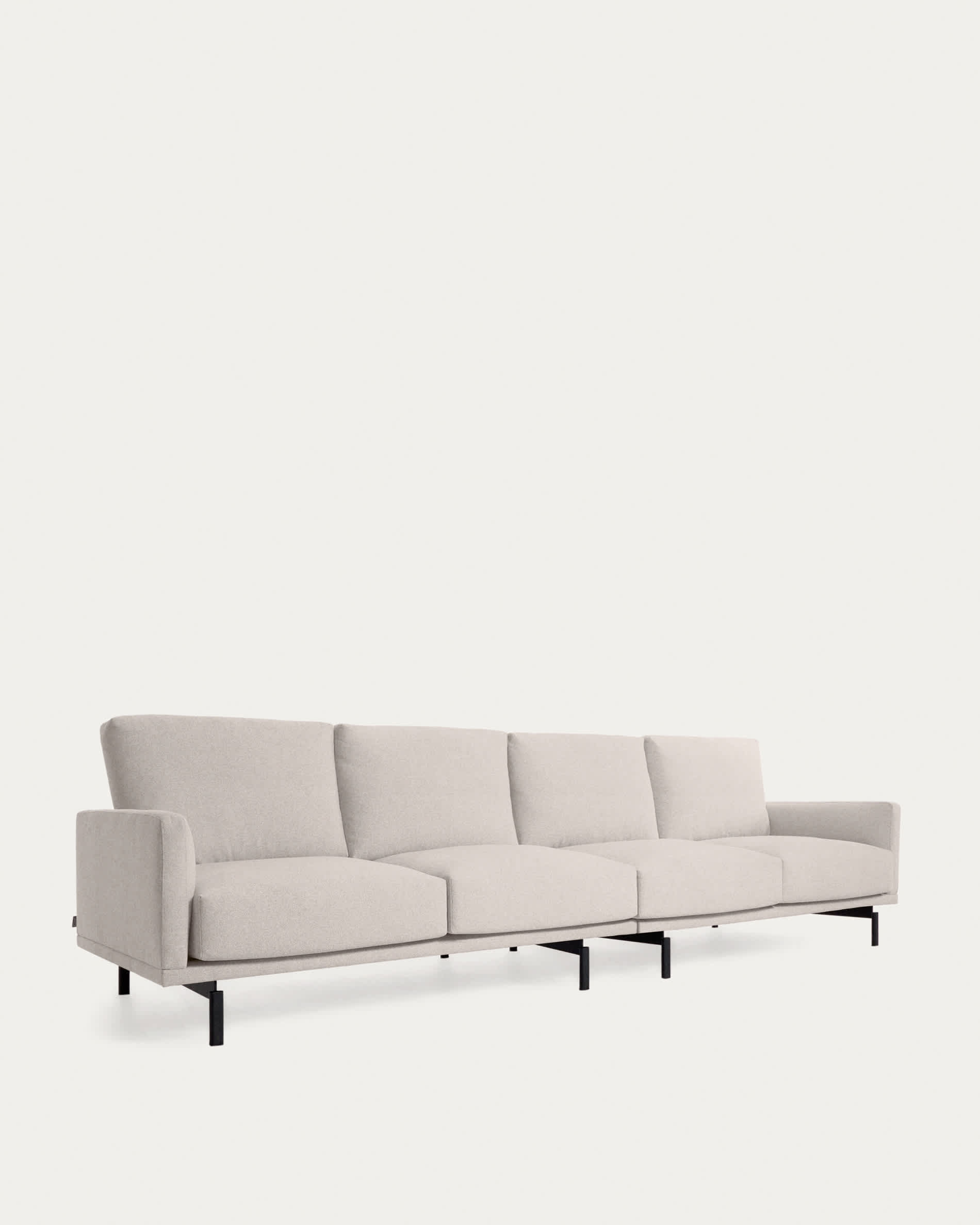 Galene 4 seater sofa in beige, 334 cm FSC Mix Credit