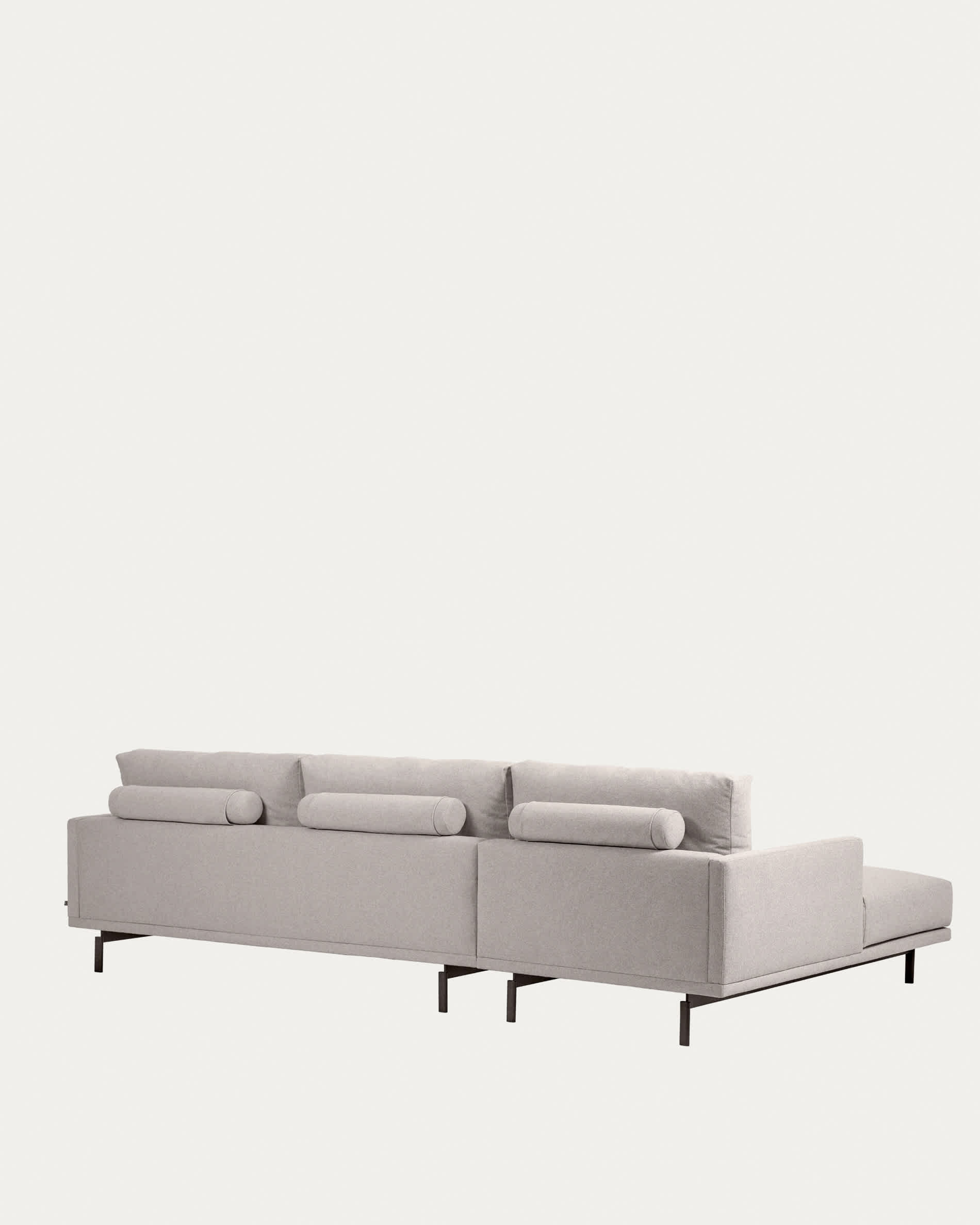 Galene 4 seater sofa with left-hand chaise longue in beige, 314 cm FSC Mix Credit