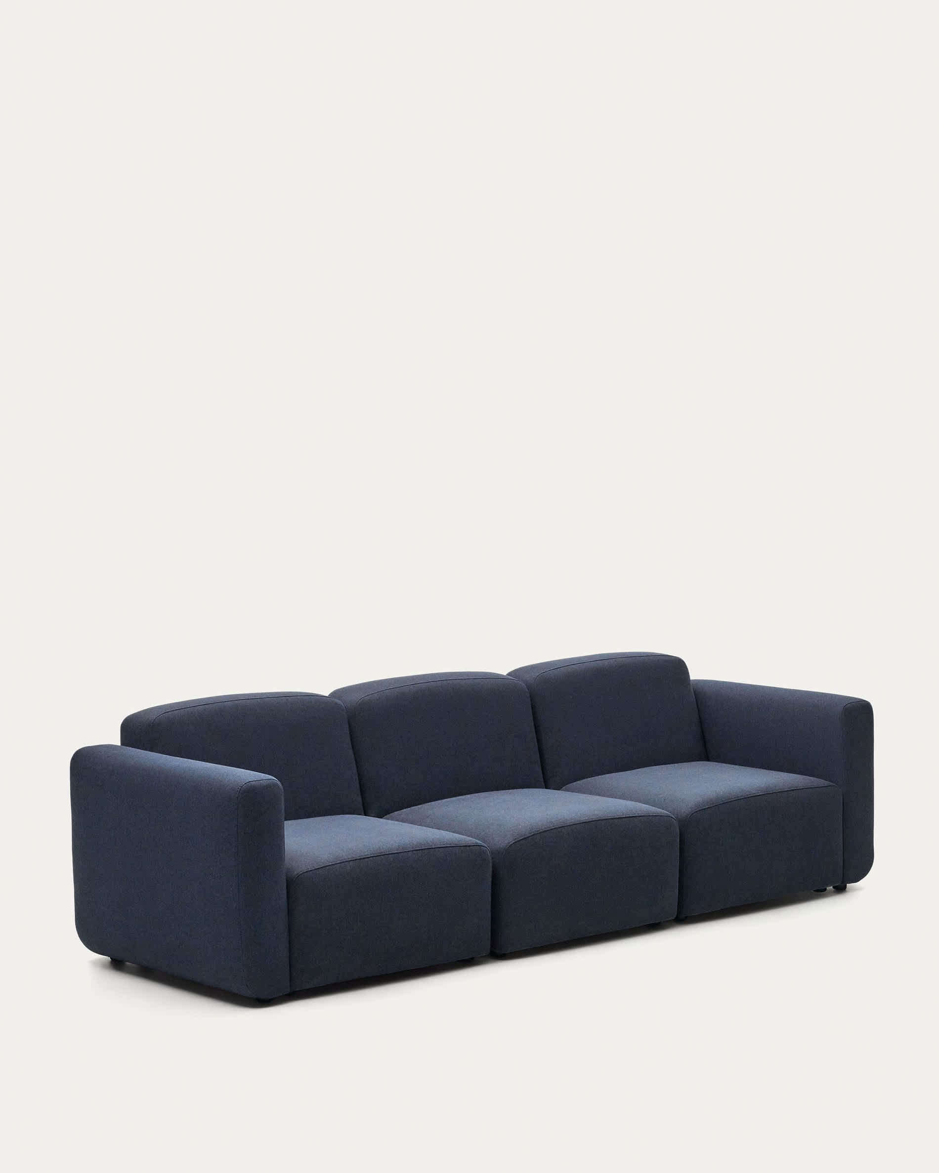 Neom 3 seater modular sofa in blue, 263 cm FSC Mix Credit